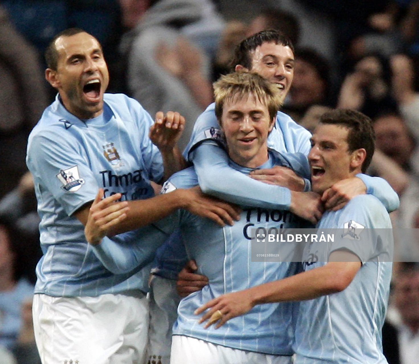 Michael Johnson, Elano, Martin Petrov och Stephen Ireland,