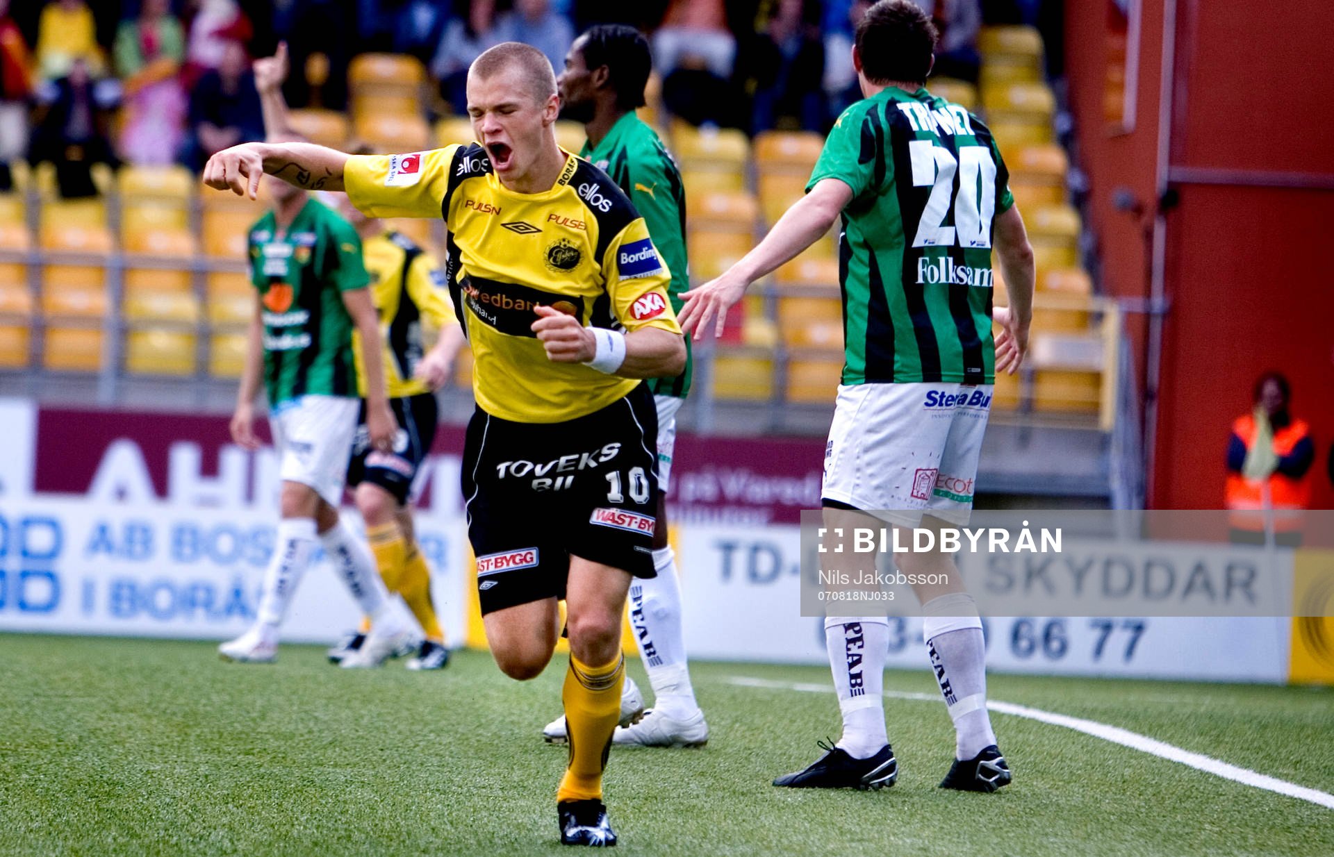 Samuel Holmén, Elfsborg, jubel