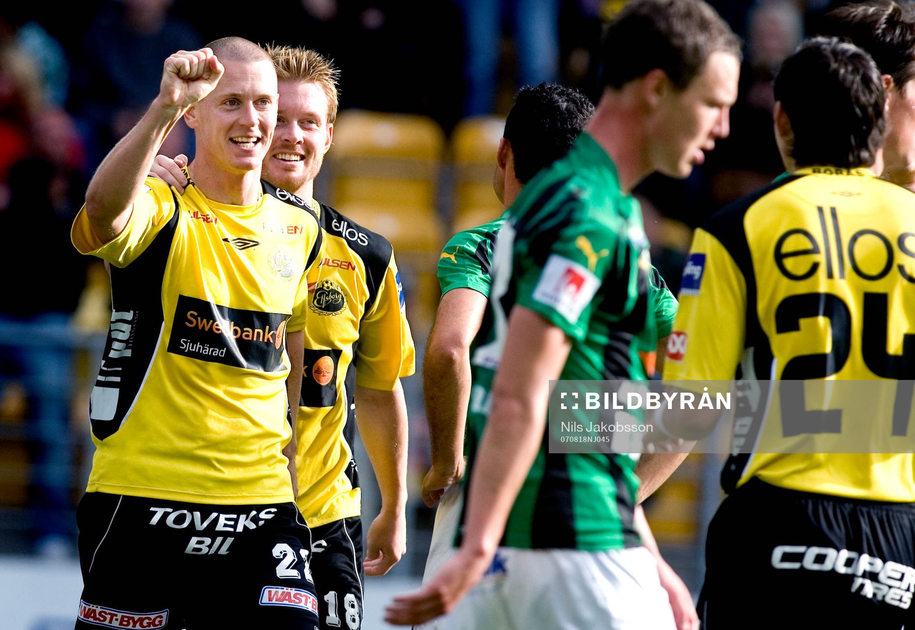 Andreas Augustsson, Elfsborg, jubel, GAIS, depp