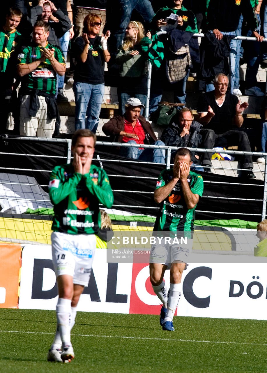 Daniel Nicklasson, GAIS, Migen Memelli, GAIS, depp