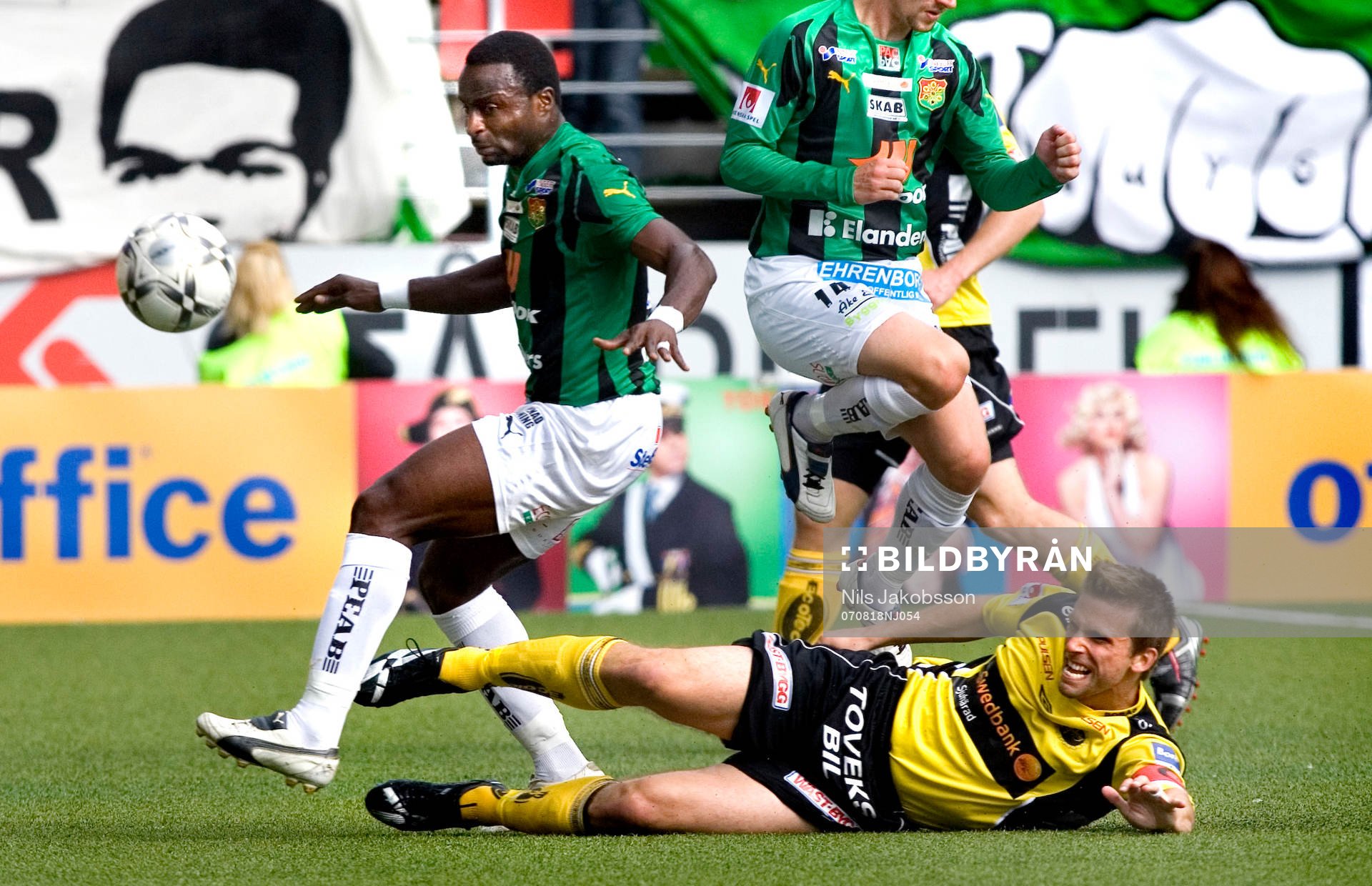 Anders Svensson, Elfsborg och Ipke Ekong, GAIS,