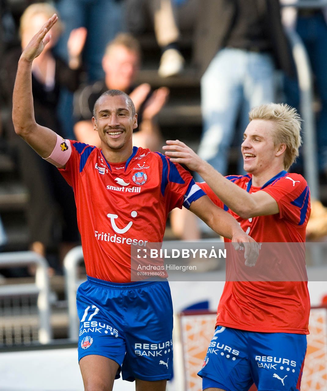 Henrik Larsson, Helsingborg, jubel