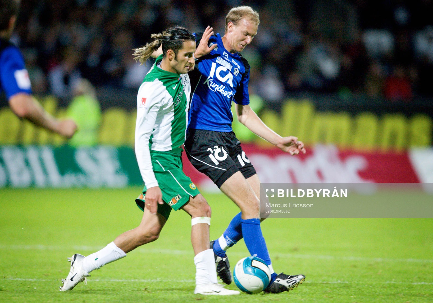 Erkan Zengin, Hammarby, och Andreas Johansson, Halmstad