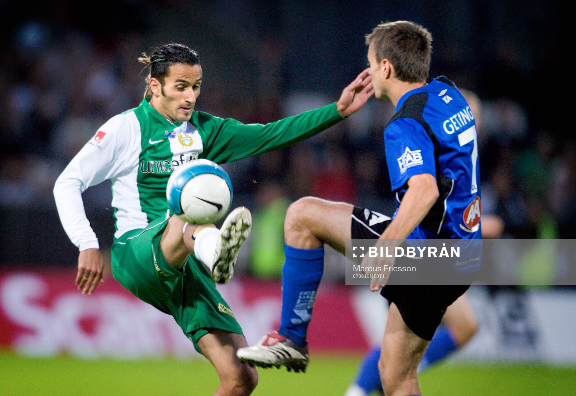 Erkan Zengin, Hammarby, och Martin Fribrock, Halmstad