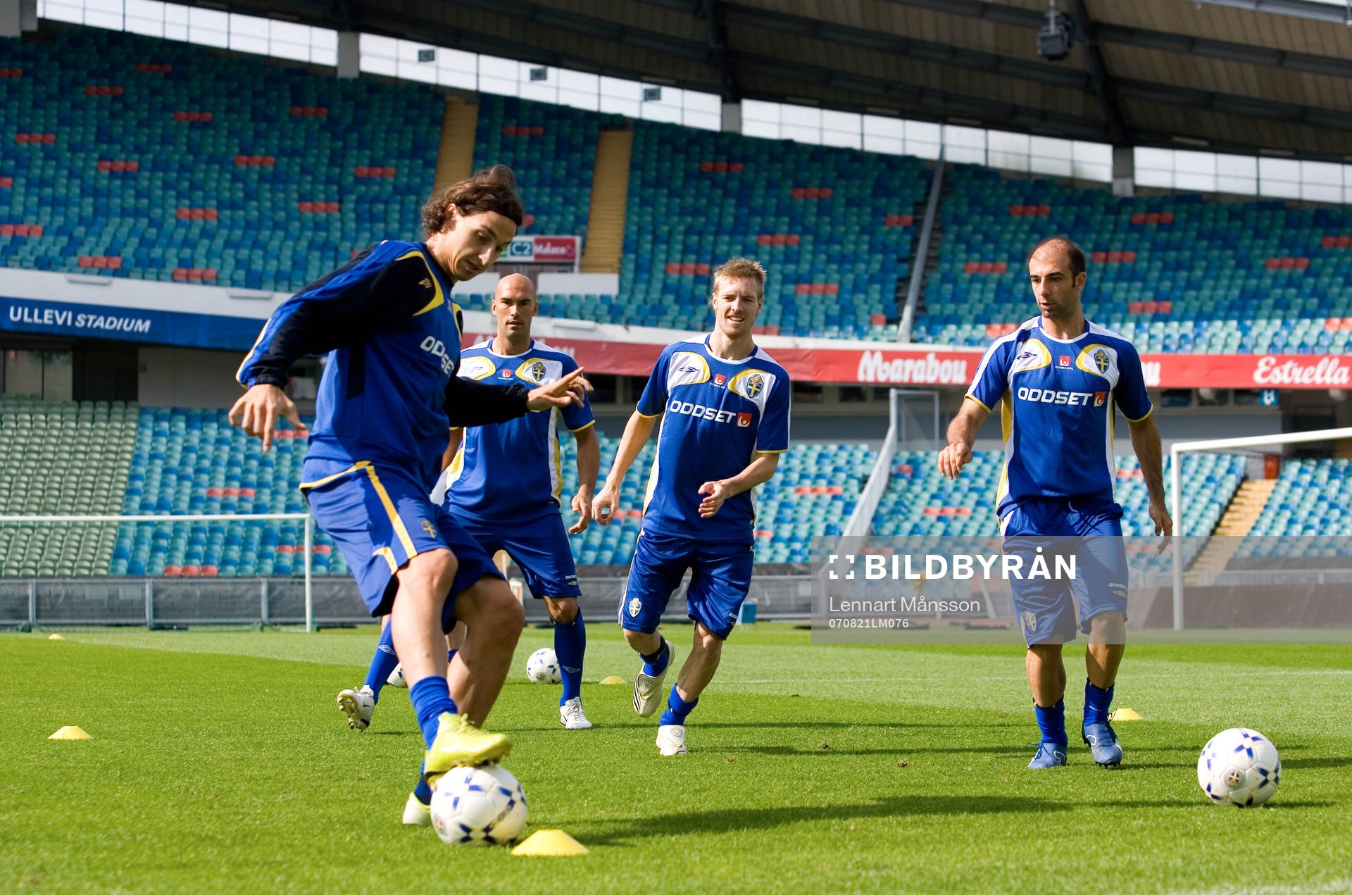 Zlatan Ibrahimovic tränar