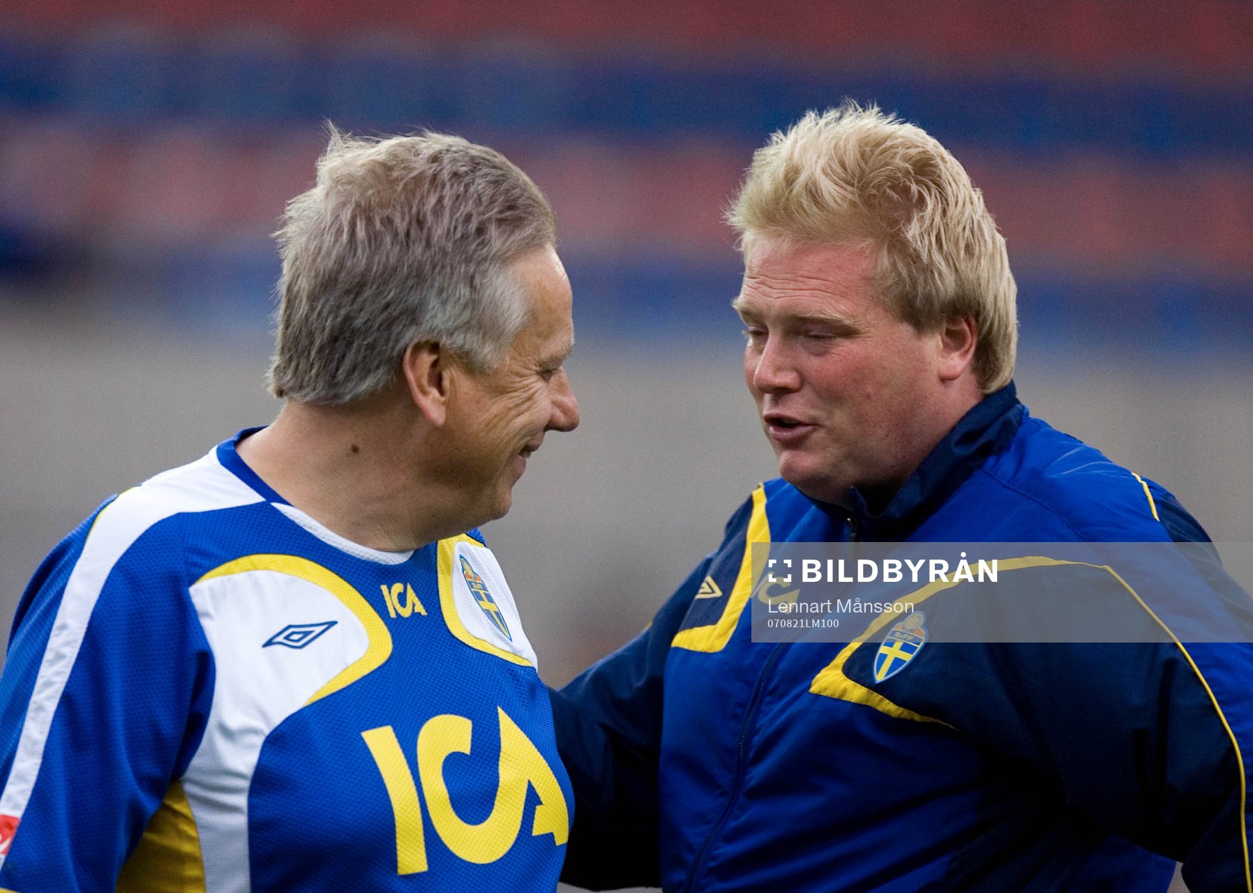Tommy Söderberg och Jörgen Lennartsson, förbundskapten