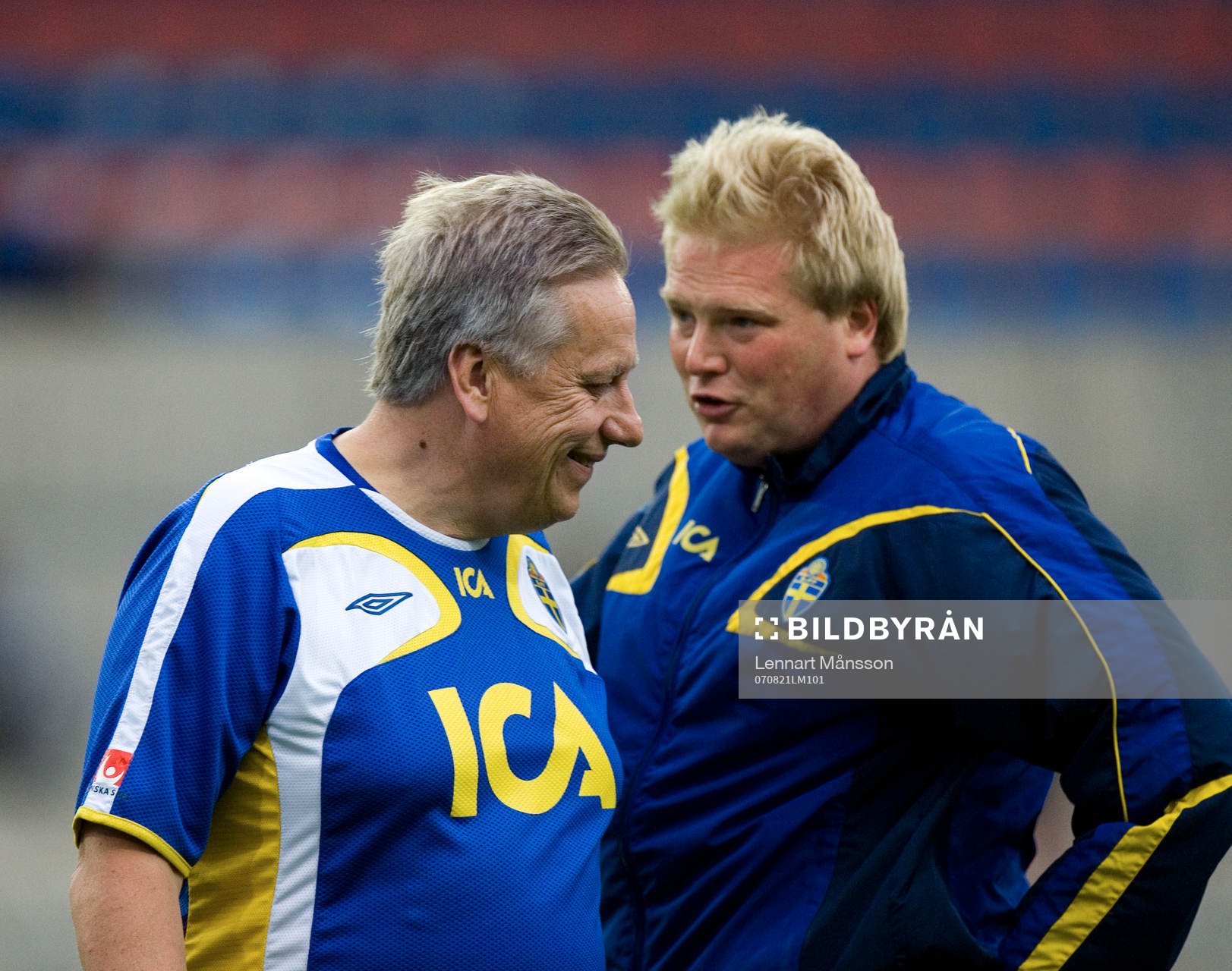 Tommy Söderberg och Jörgen Lennartsson, förbundskapten