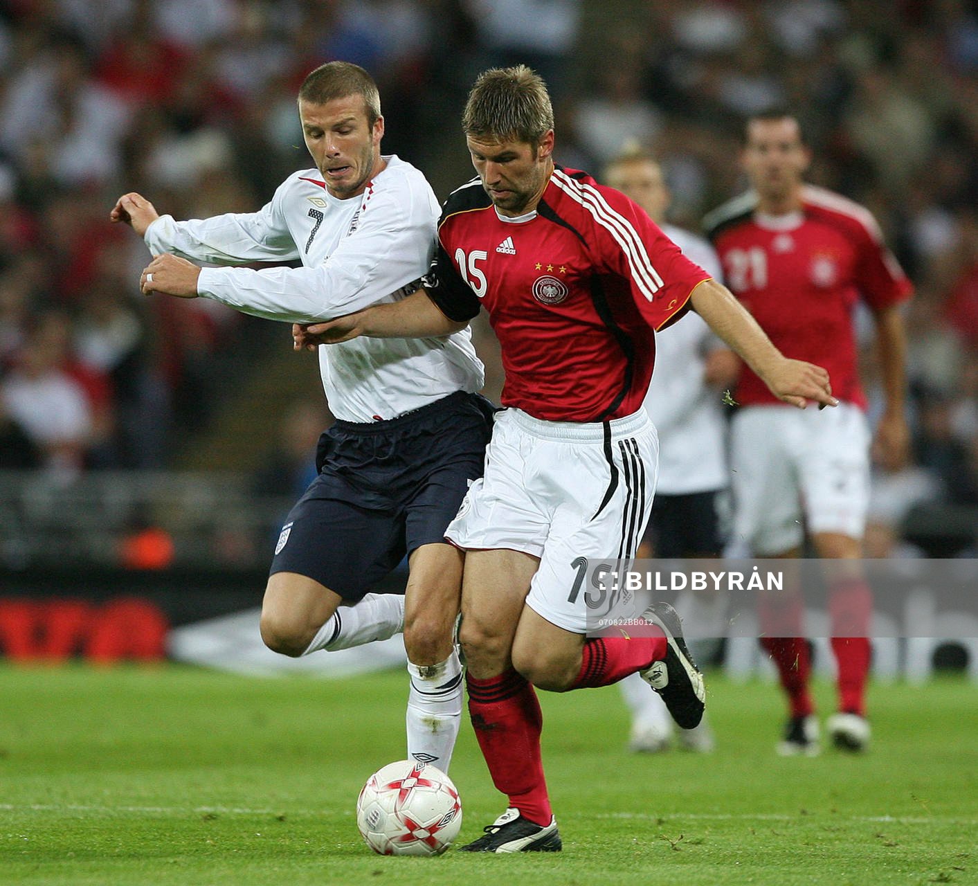 David Beckham och Philipp Lahm