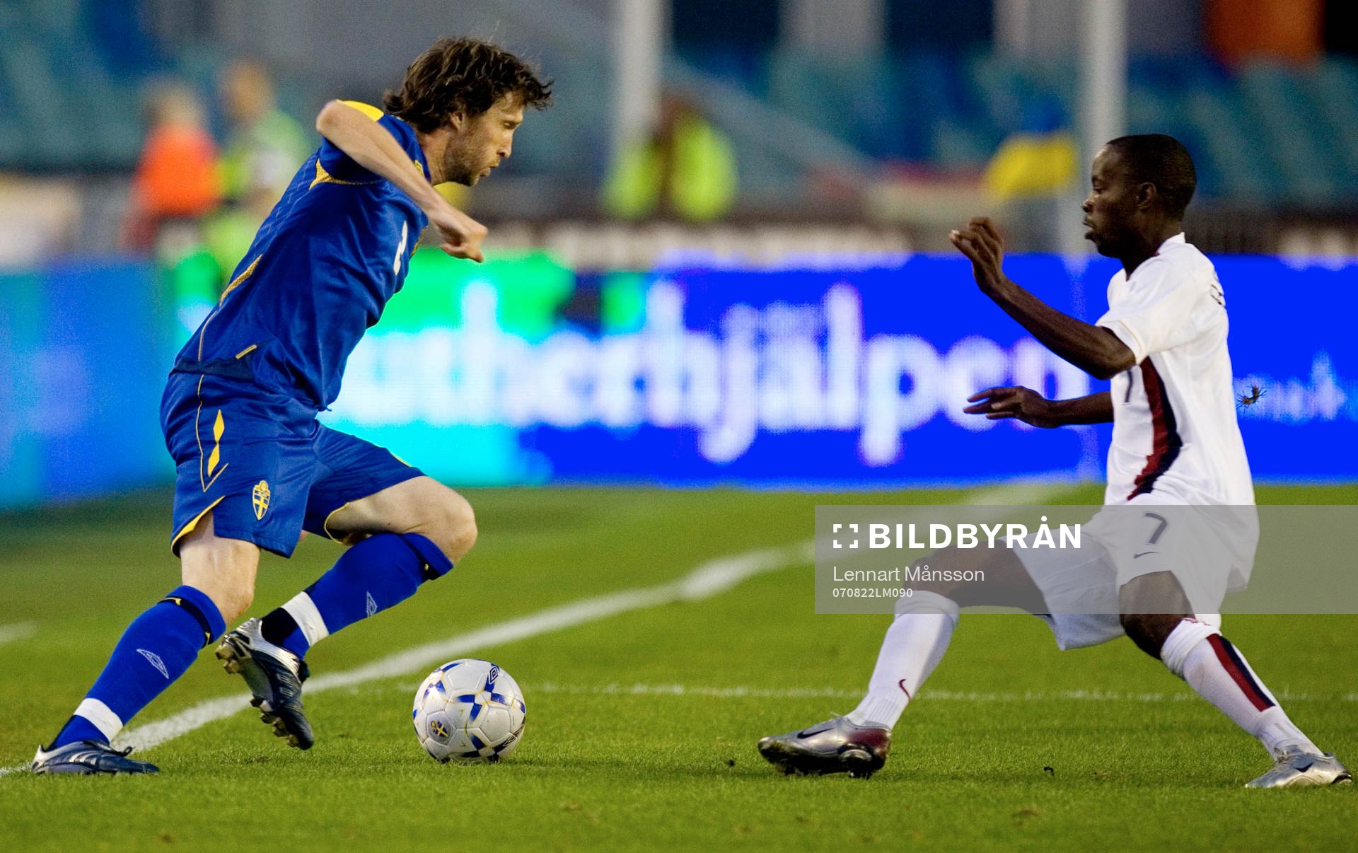 Mikael Nilsson, Sverige och DaMarcus Beasley, USA