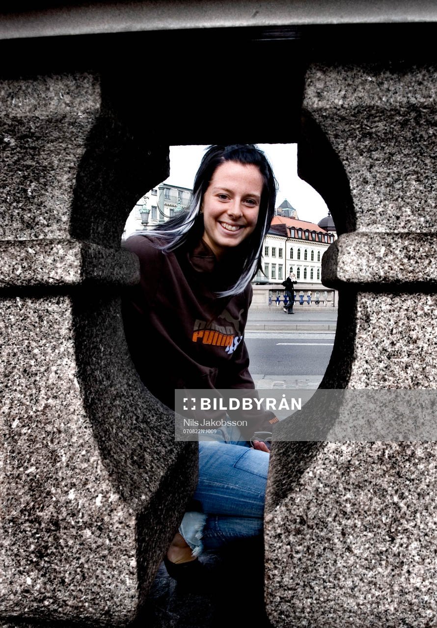 Fotboll, dam, Lotta Schelin, porträtt