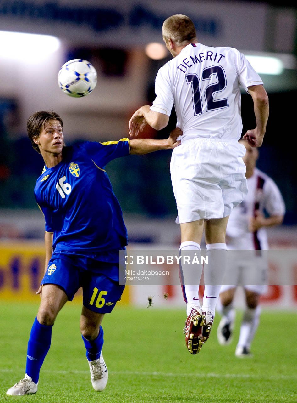 Dusan Djuric, Sverige, Jay DeMerit, USA