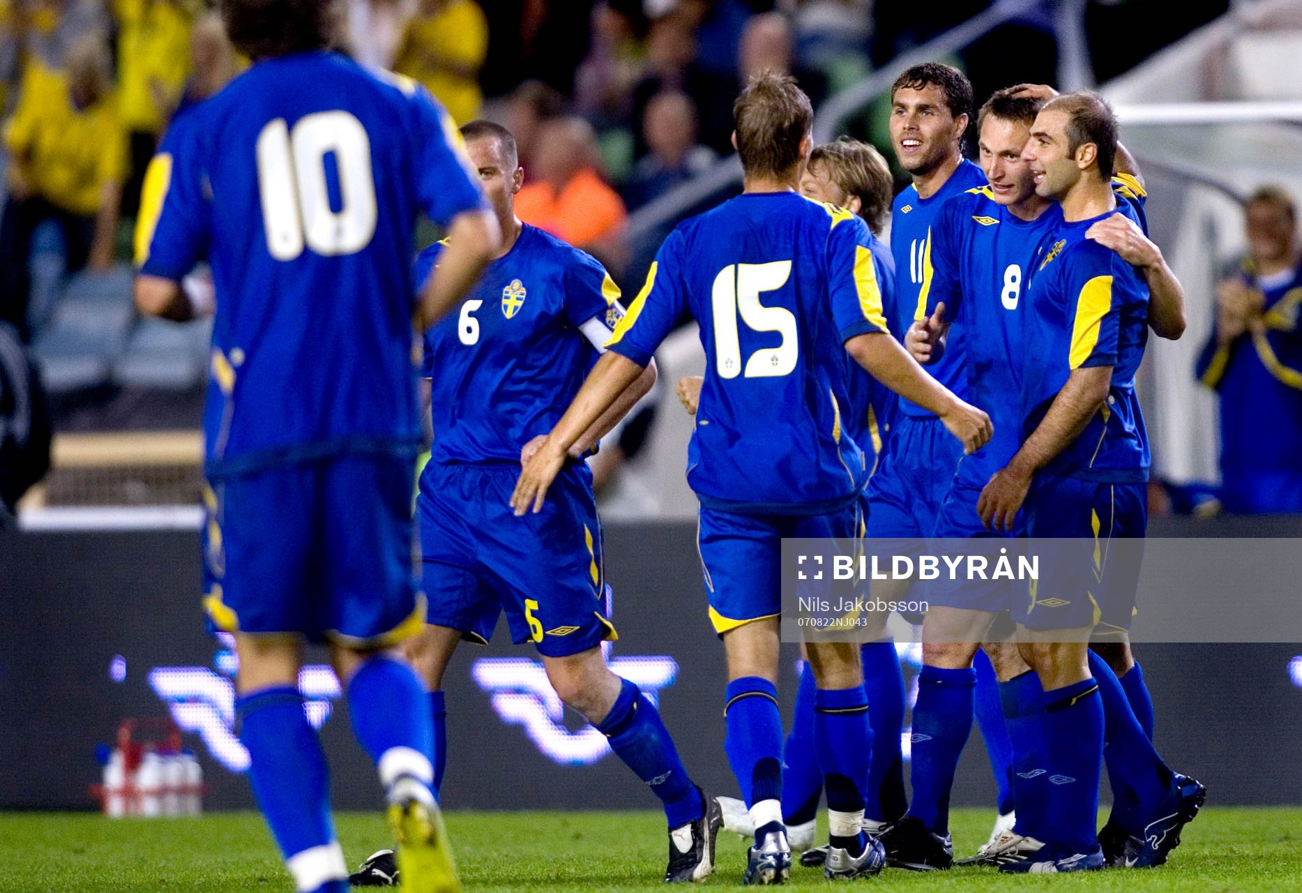 Niclas Alexandersson, Johan Elmander, Kim Källström,