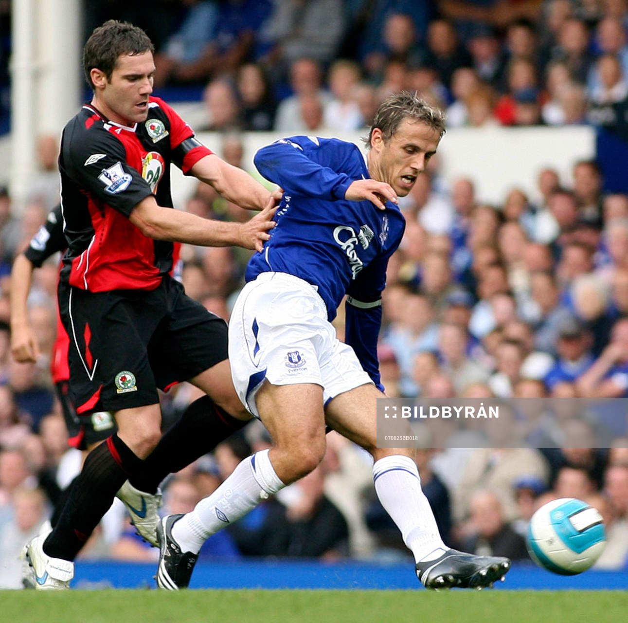 Phil Neville, Everton och David Dunn, Blackburn