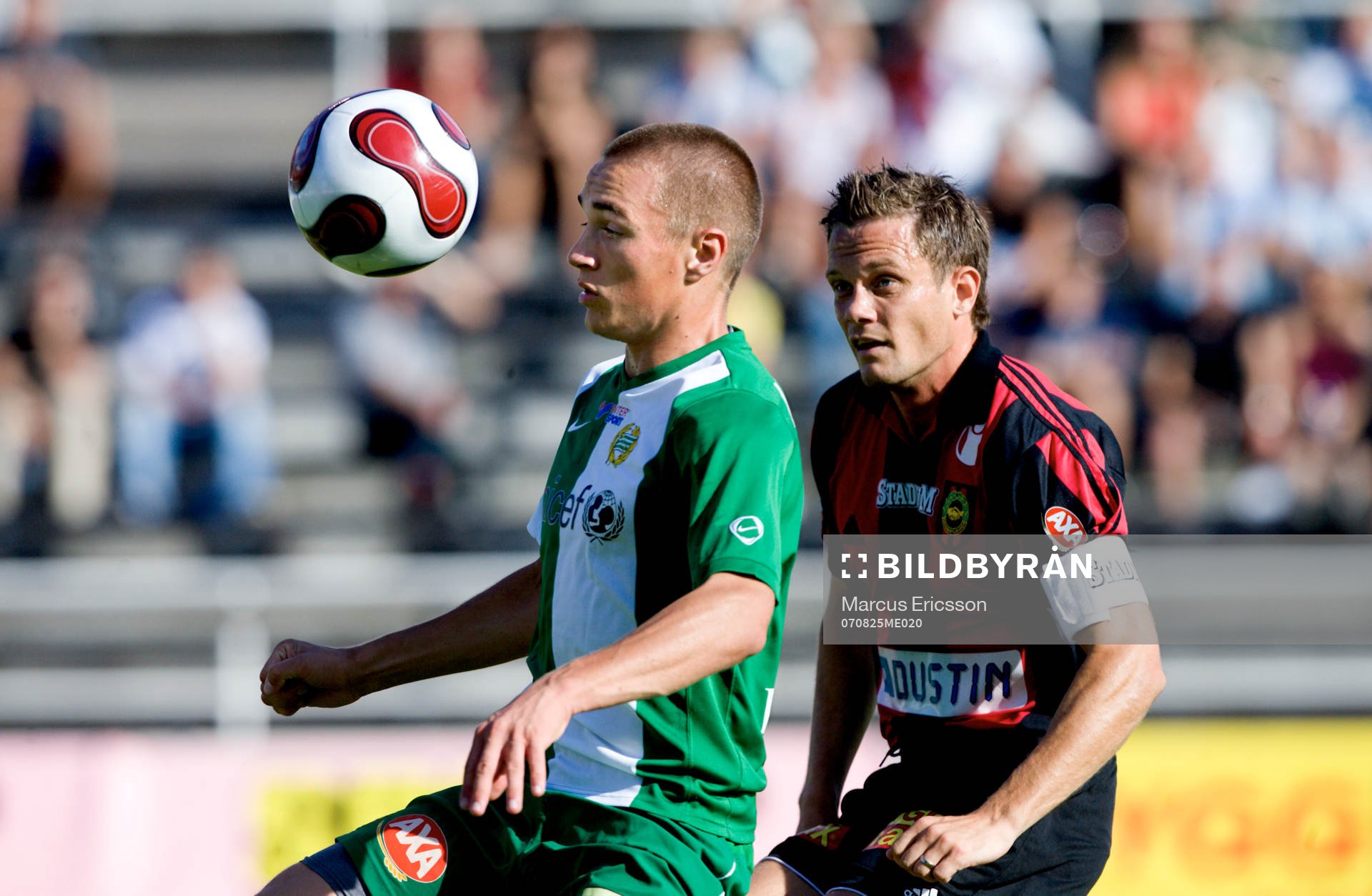 Petter Andersson, Hammarby, och Jon Persson, Brommapojkarna