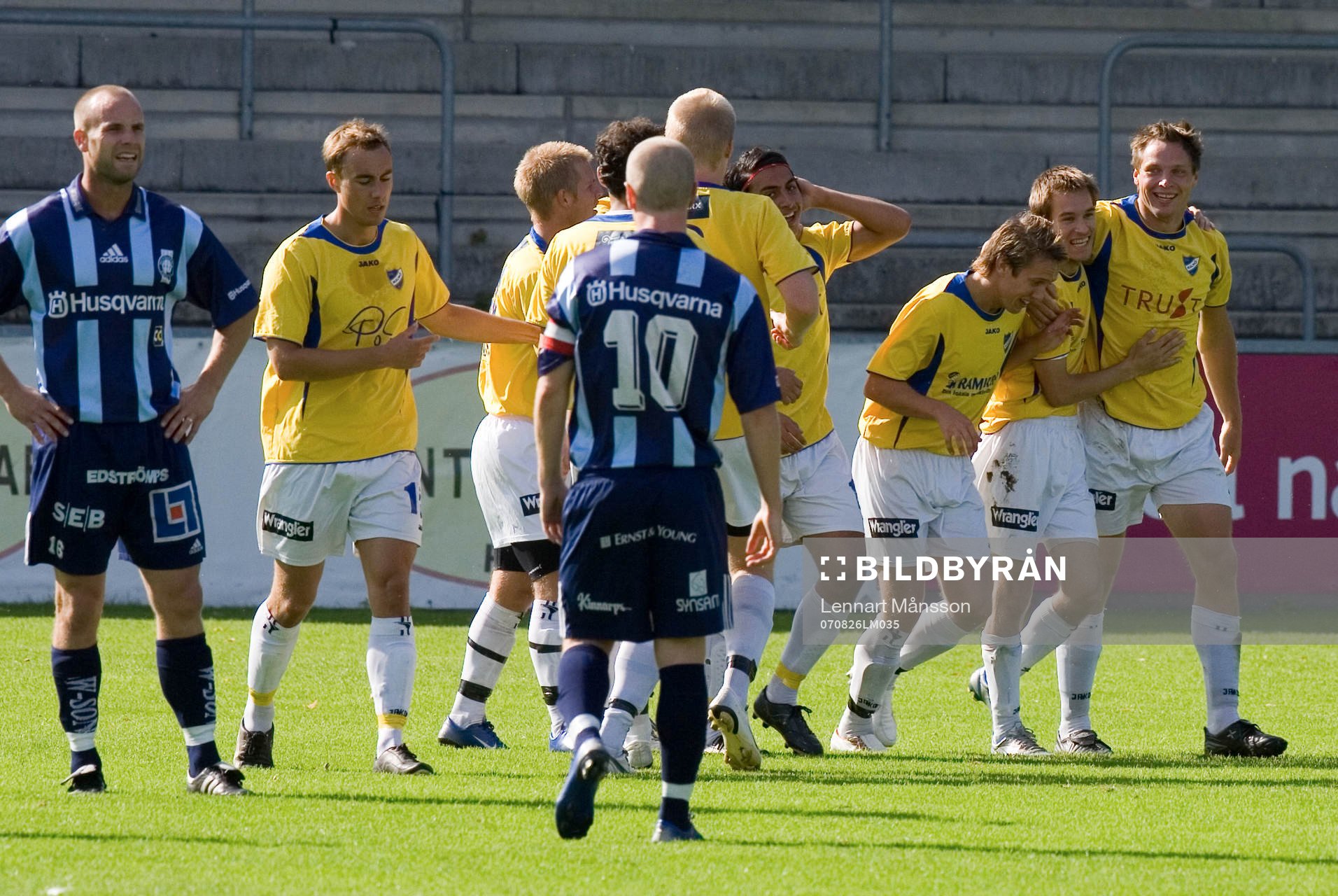 1-0, Jörgen Svensson och IFK jublar