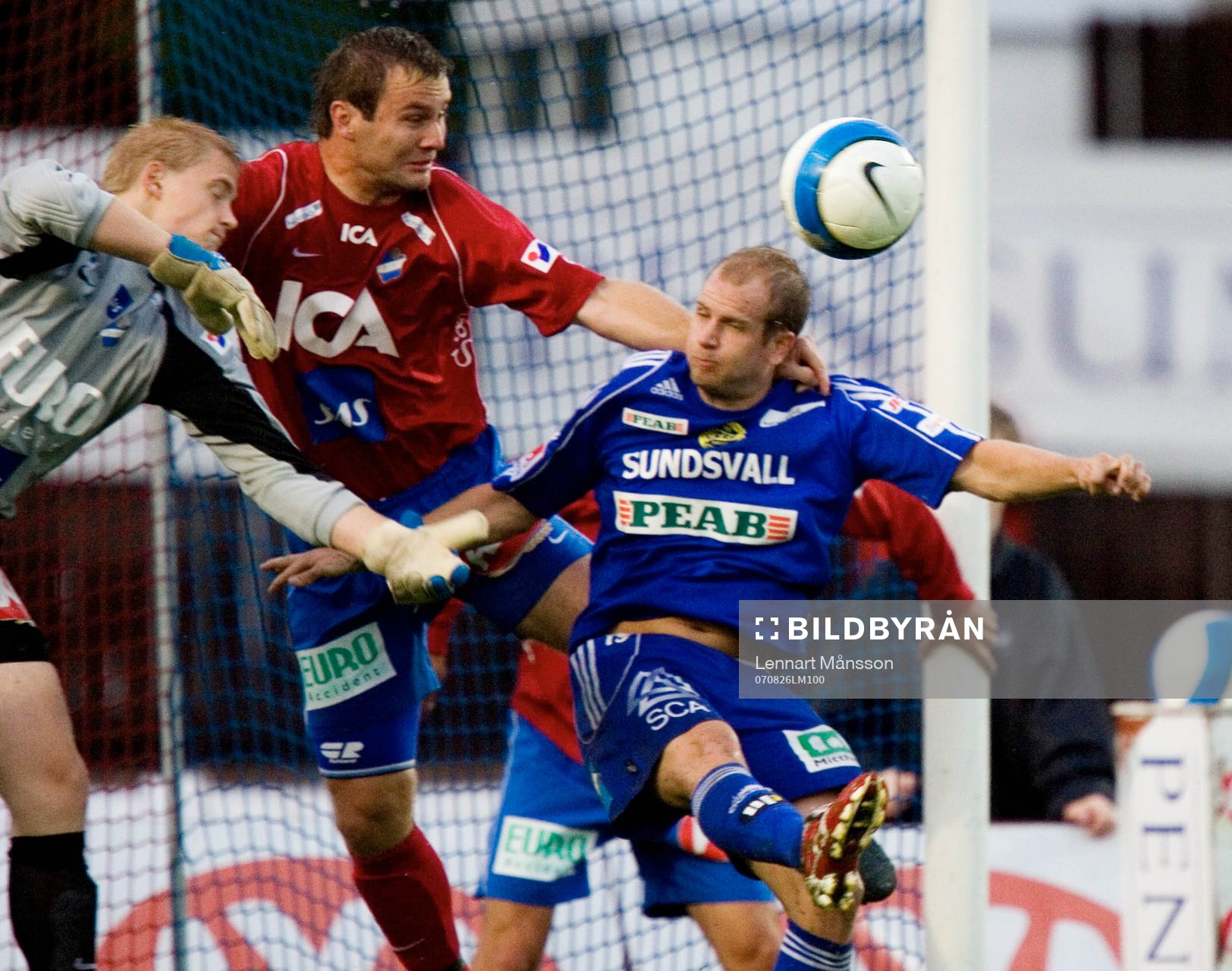 Stefan Ålander, Sundsvall, Ambjörn Lennartsson, målvakt,
