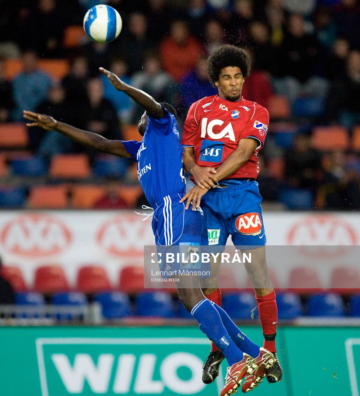 Marco Da Silva, Öster och Akombo Ukeyima, Sundsvall.