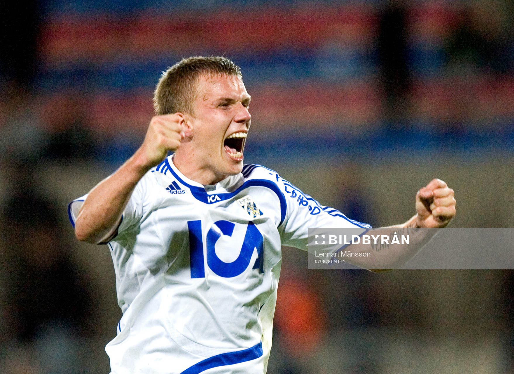 Måljubel, Pontus Wernbloom, Göteborg. Jubel