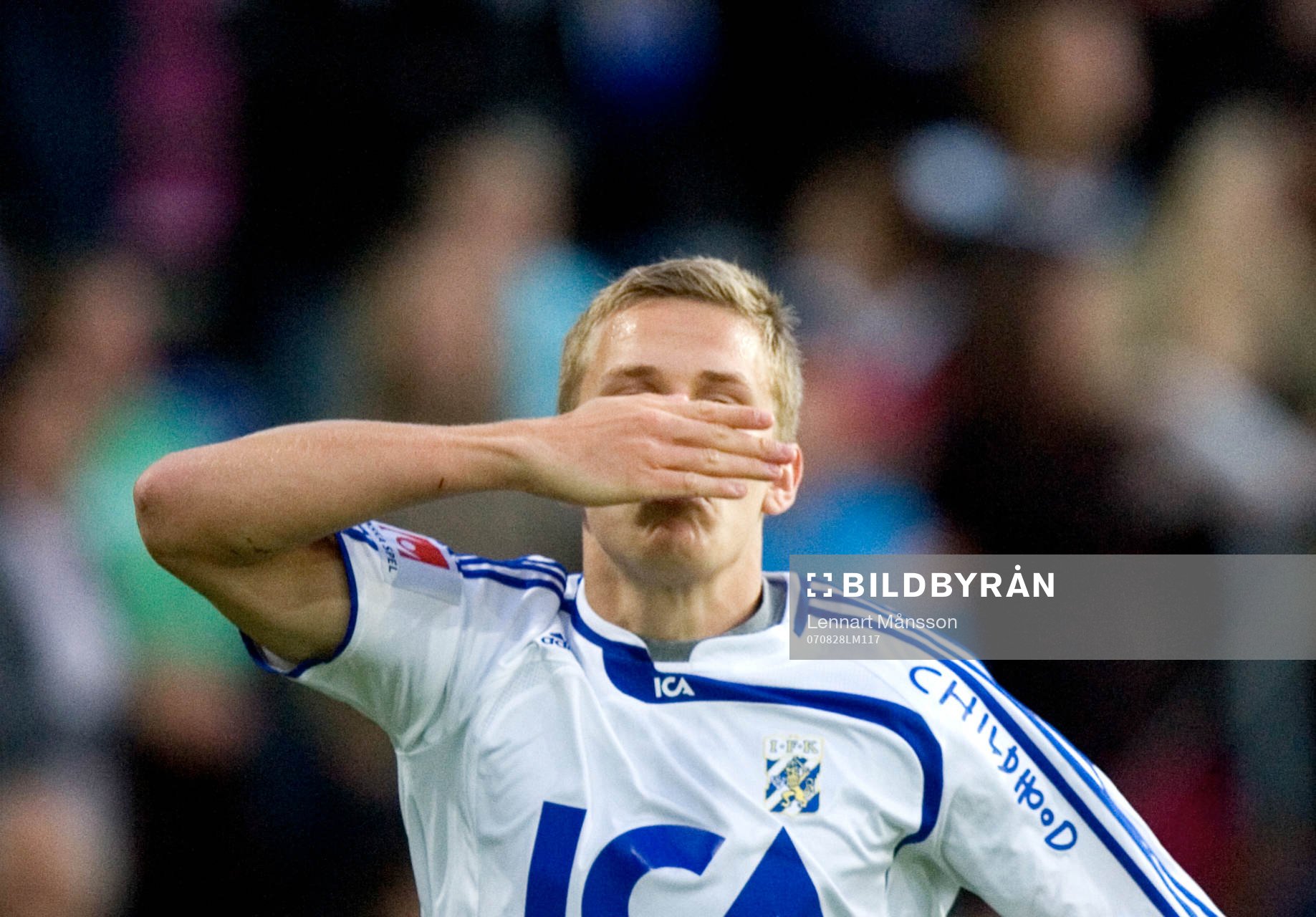 0-1, Pontus Wernbloom, Göteborg, slängkyss till fansen