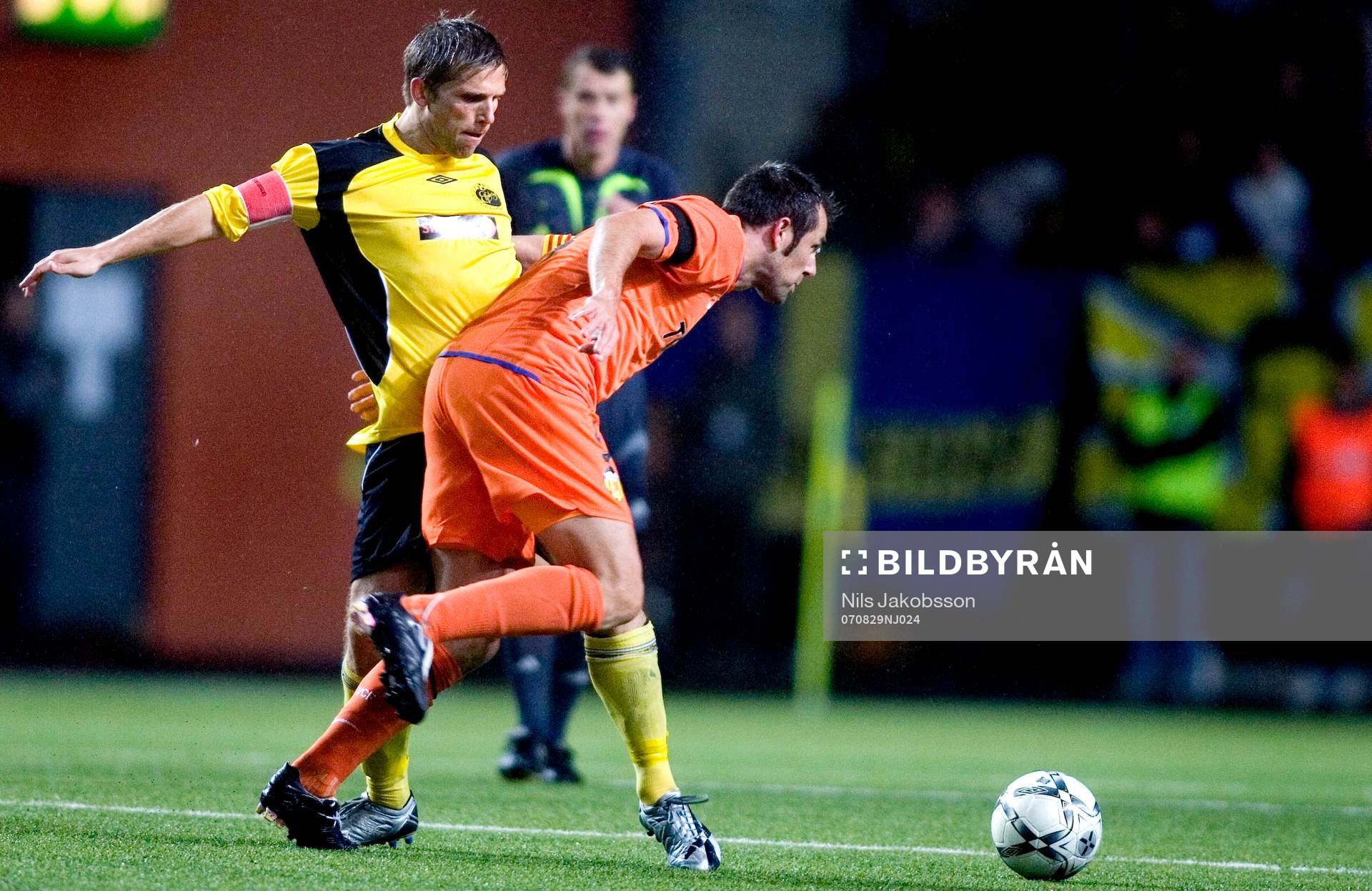  Anders Svensson, Elfsborg, Carlos Marchena, Valencia.