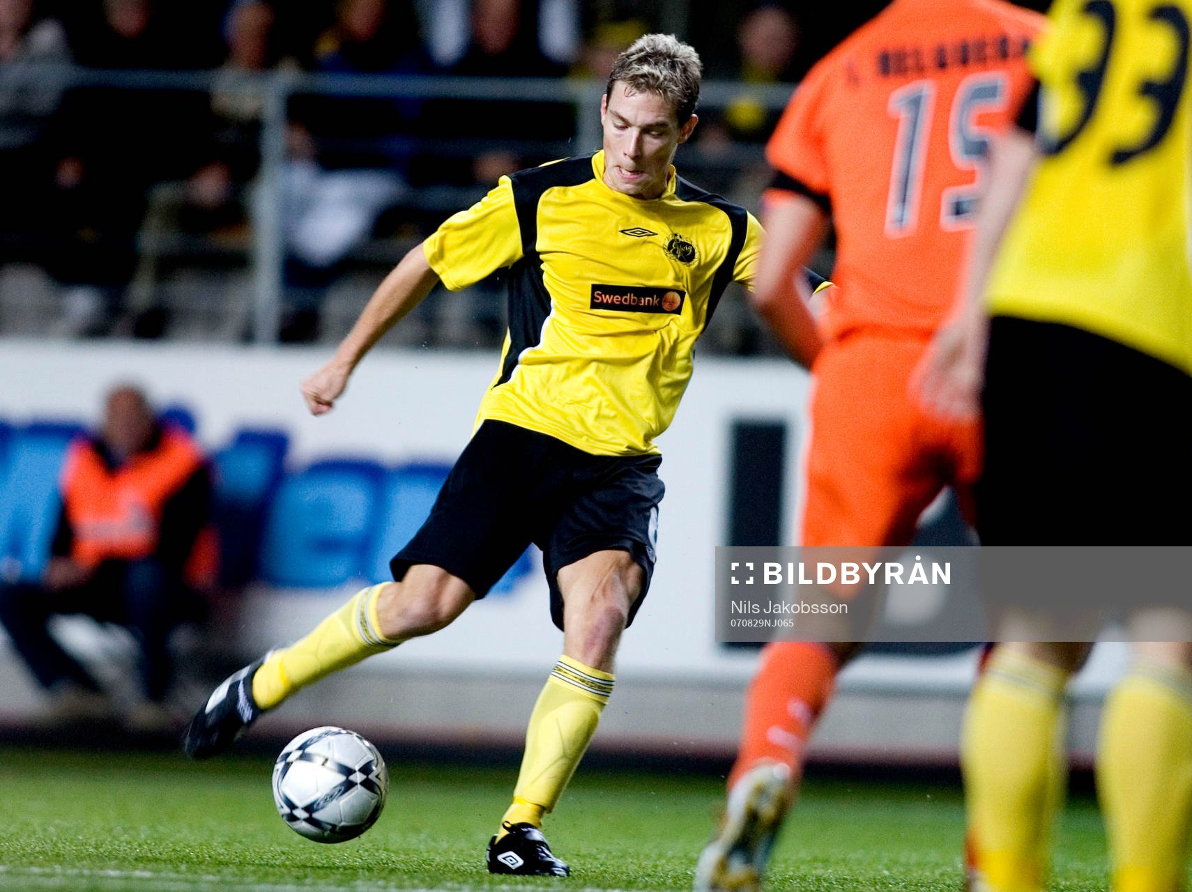 Daniel Alexandersson, Elfsborg, skjuter in 1-1