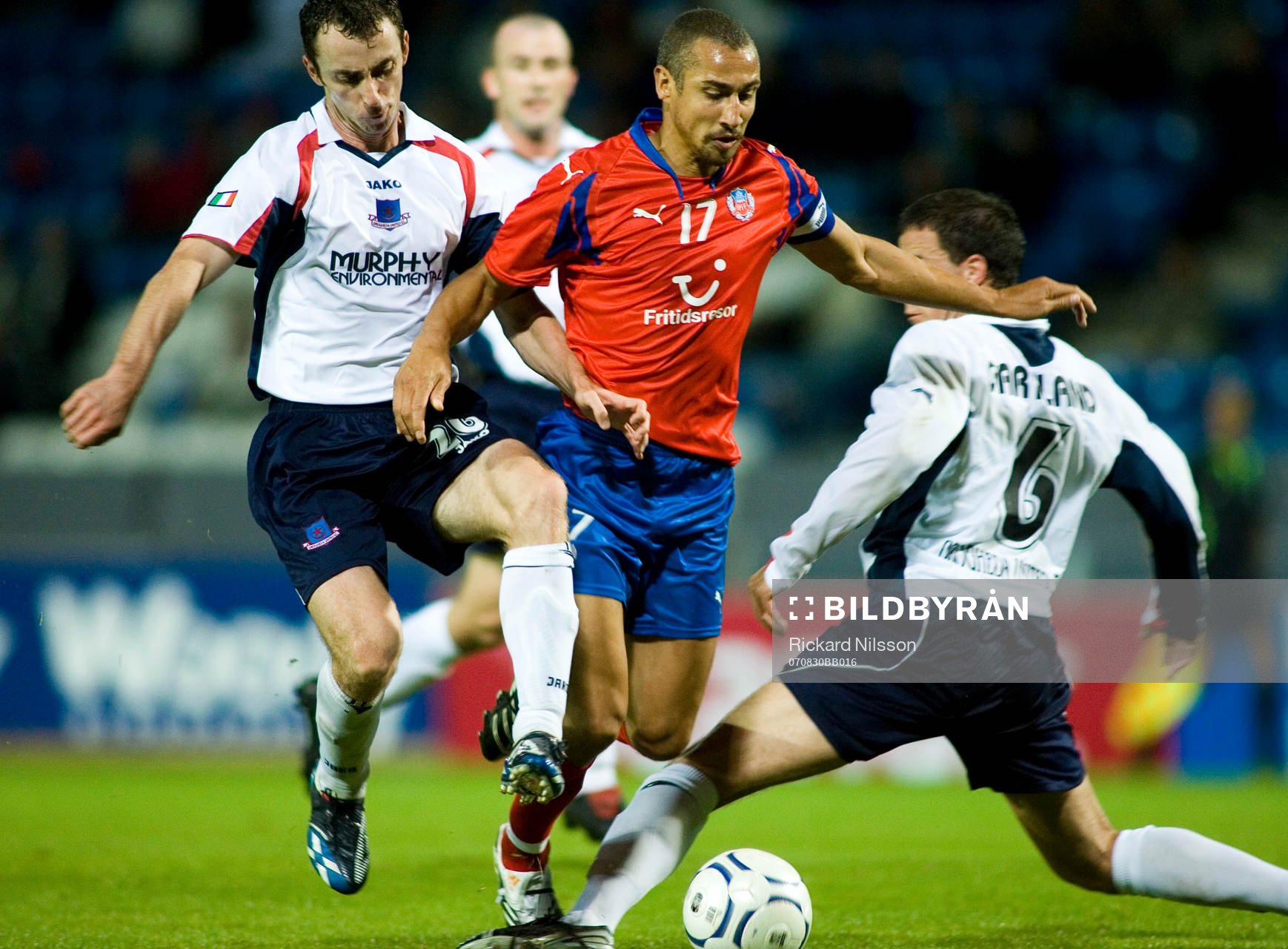 Ollie Cahill och Henrik Larsson (Henke)
