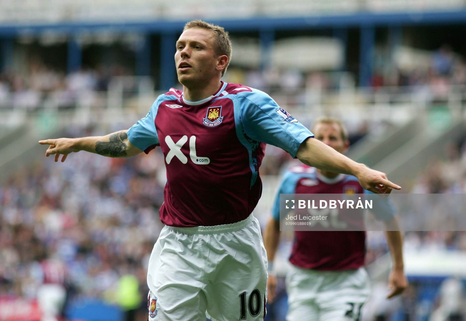 Craig Bellamy, West Ham (Jubel)