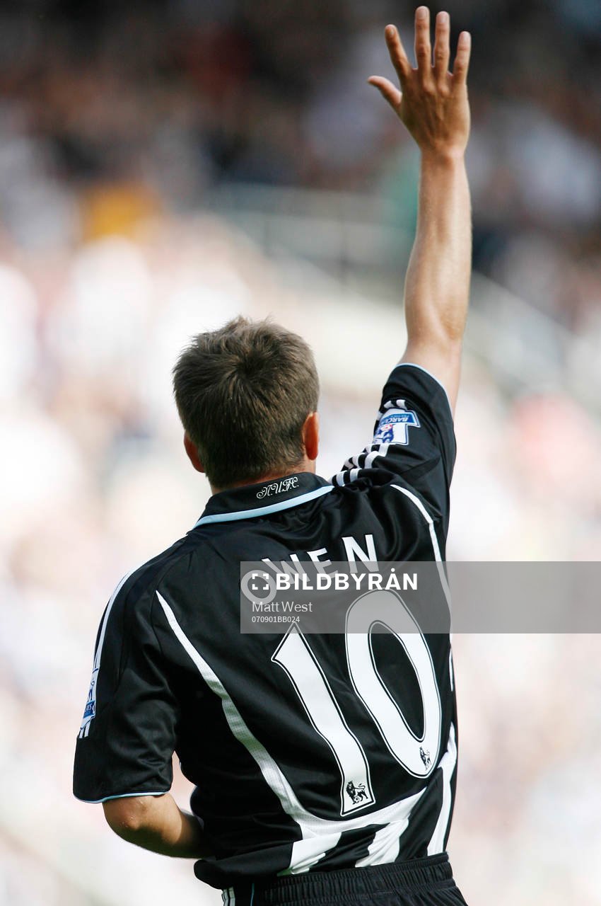 Michael Owen, Newcastle (Jubel)