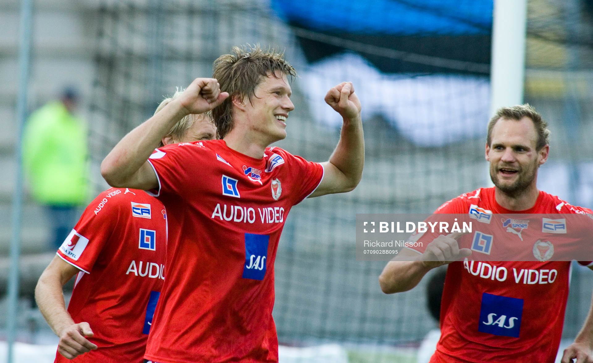  Viktor Elm, Kalmar, jubel.