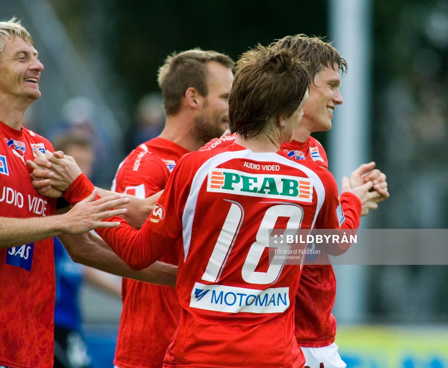  Viktor Elm, Kalmar, jubel.