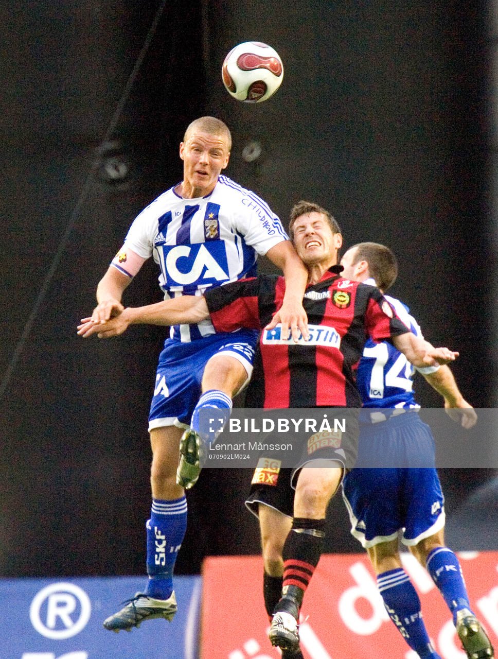 Ragnar Sigurdsson vinner nickduell mot Olof Guterstam