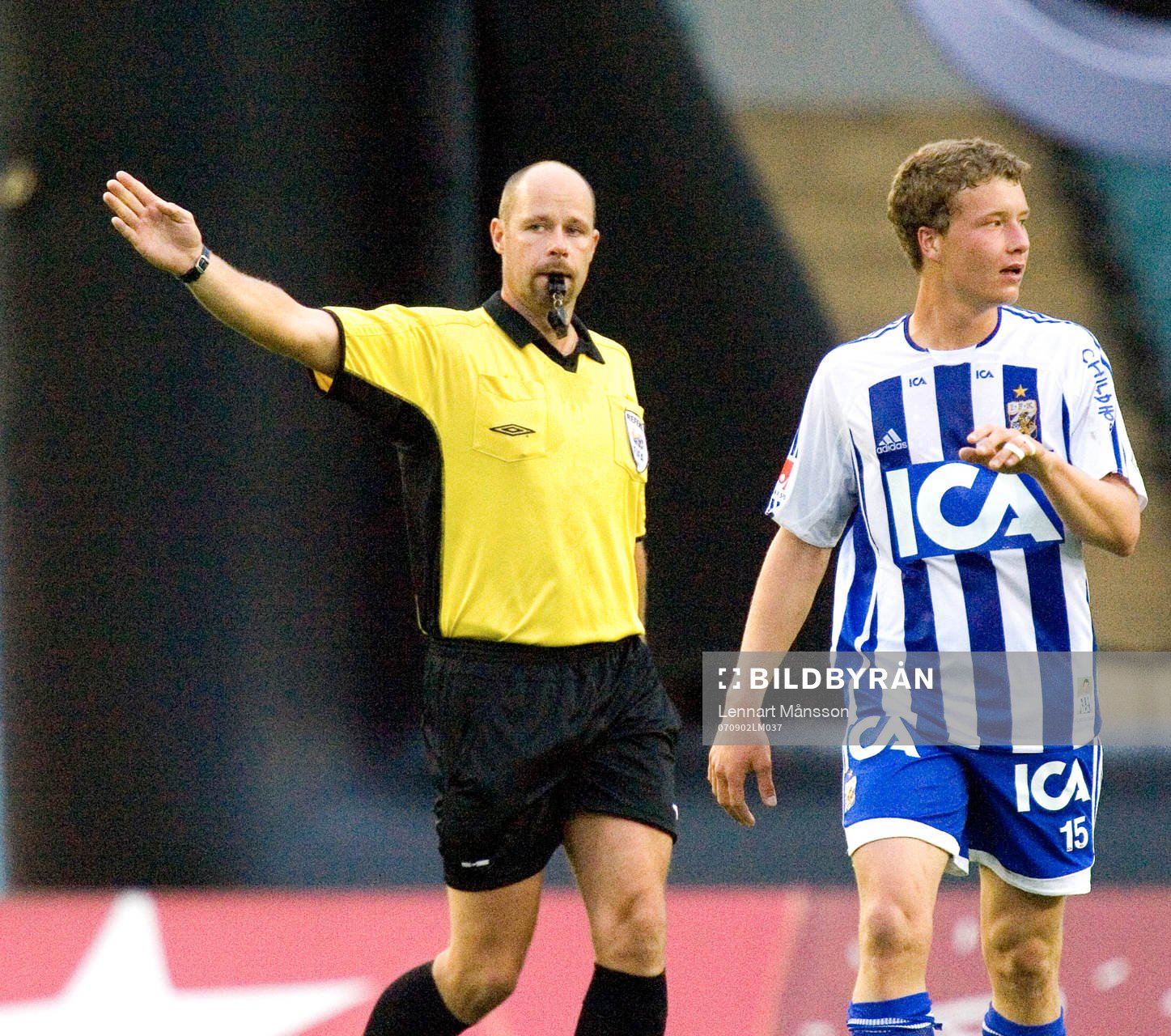   Martin Hansson, domare.