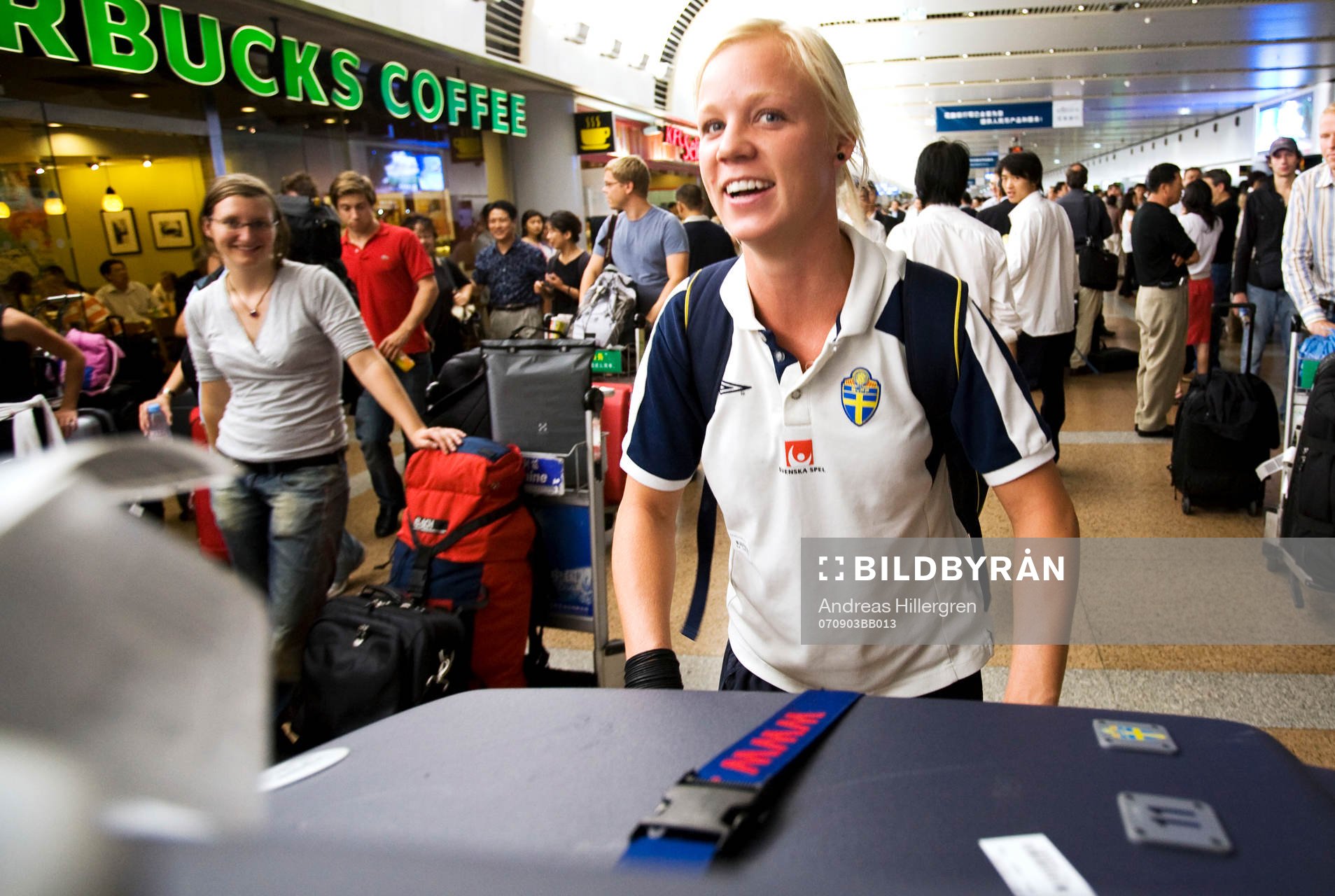 Caroline Seger. Flygterminal