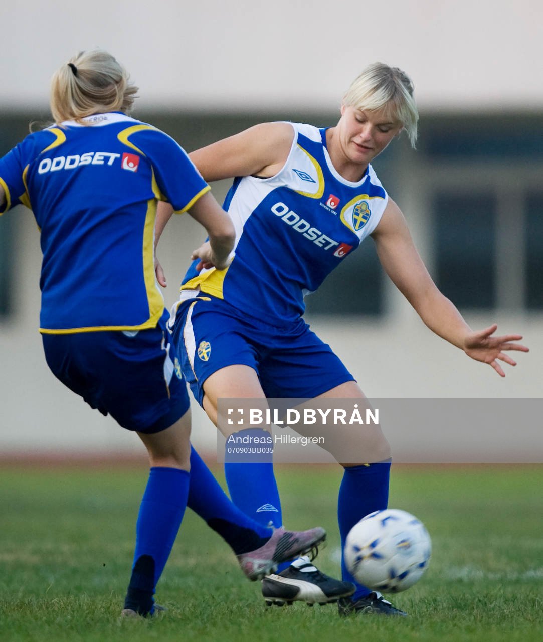 Nilla Fischer. Träning