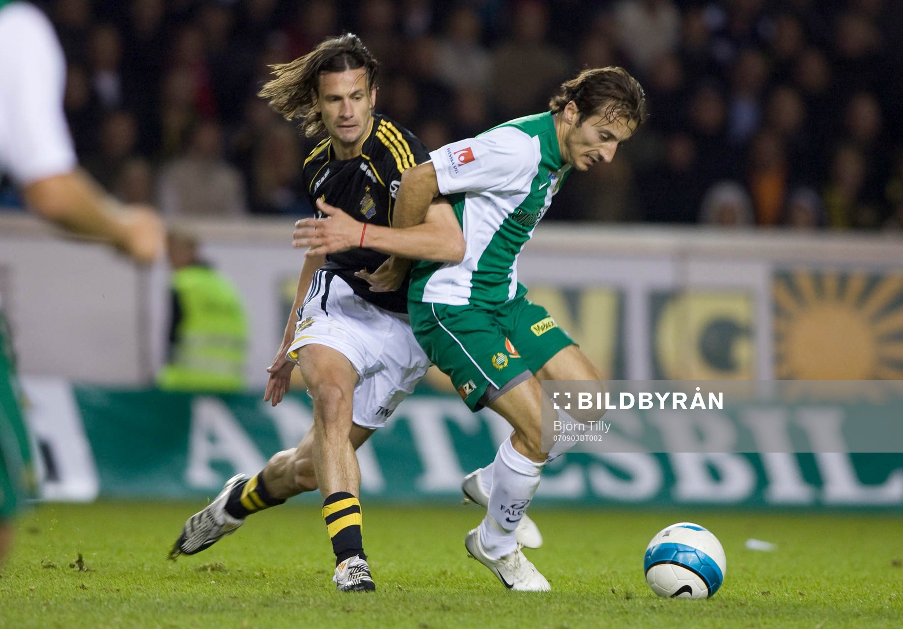 Ivan Obolo, AIK, och Louay Chanko, Hammarby