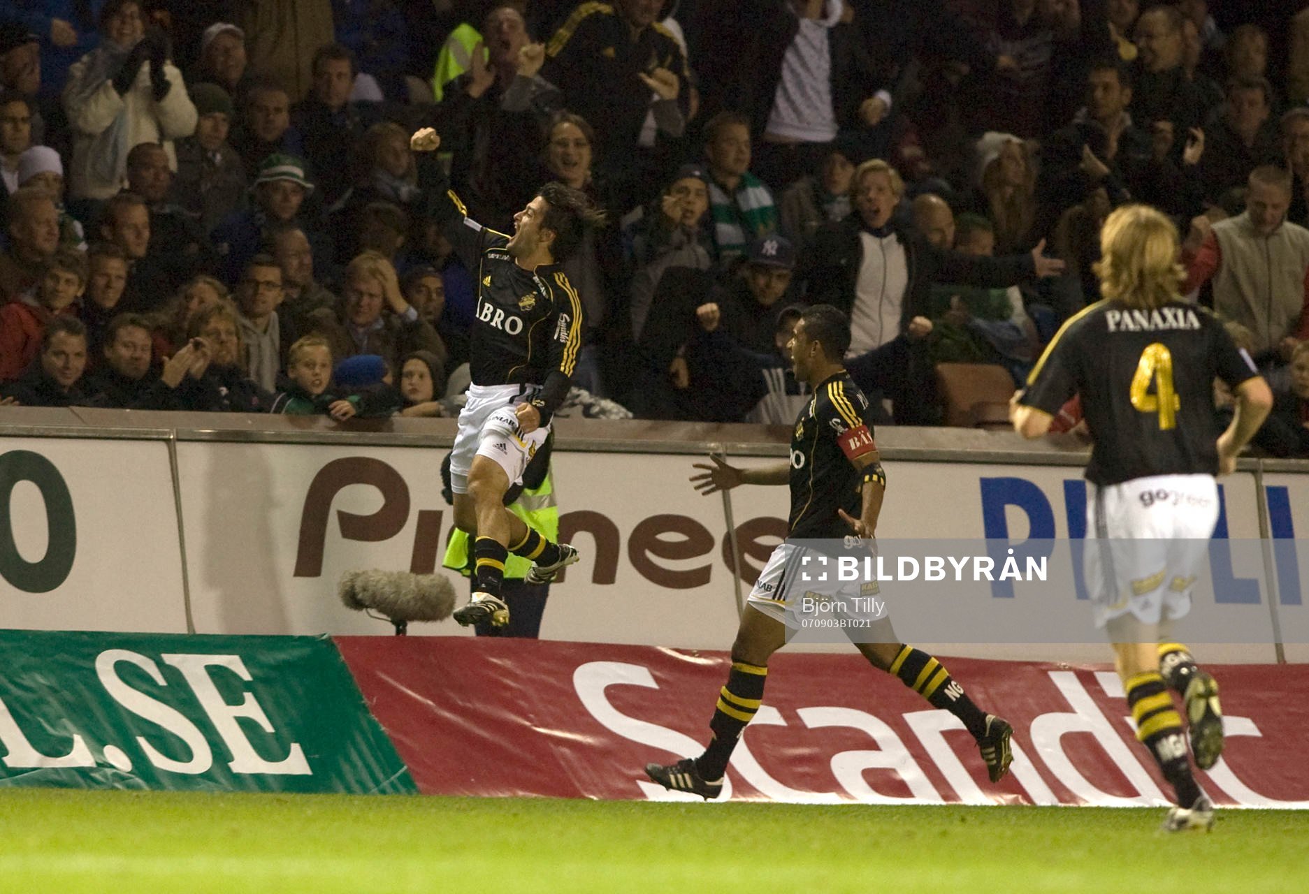 Lucas Valdemarin, AIK. Glädje. Jubel.