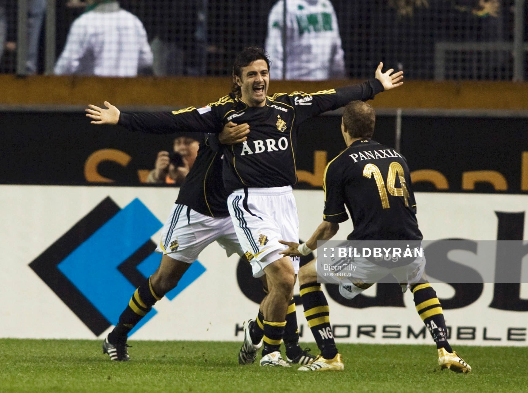 Lucas Valdemarin, AIK. Glädje. Jubel.
