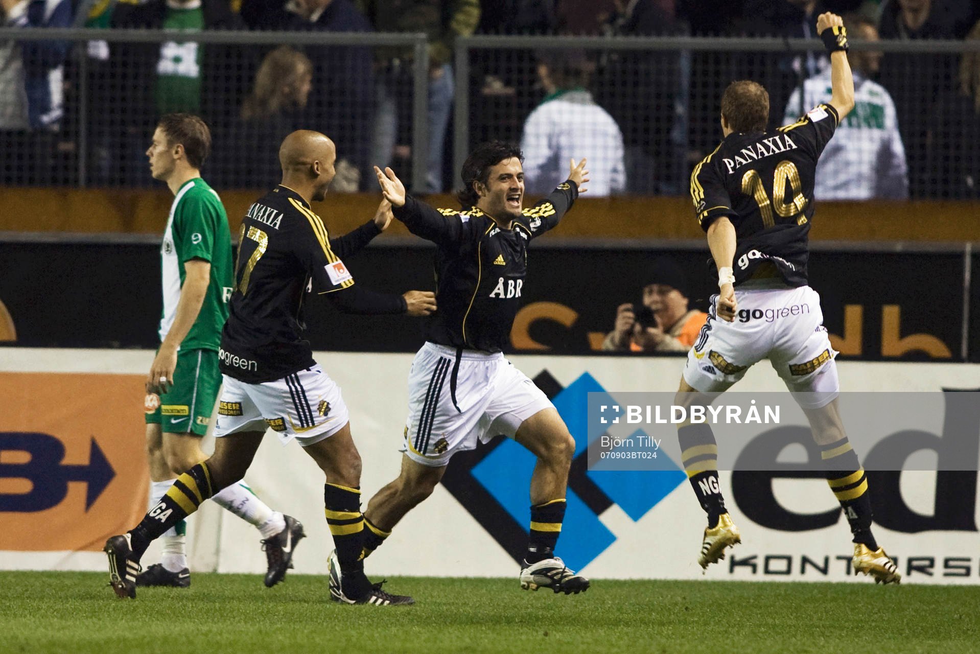  Lucas Valdemarin, AIK. Glädje. Jubel.