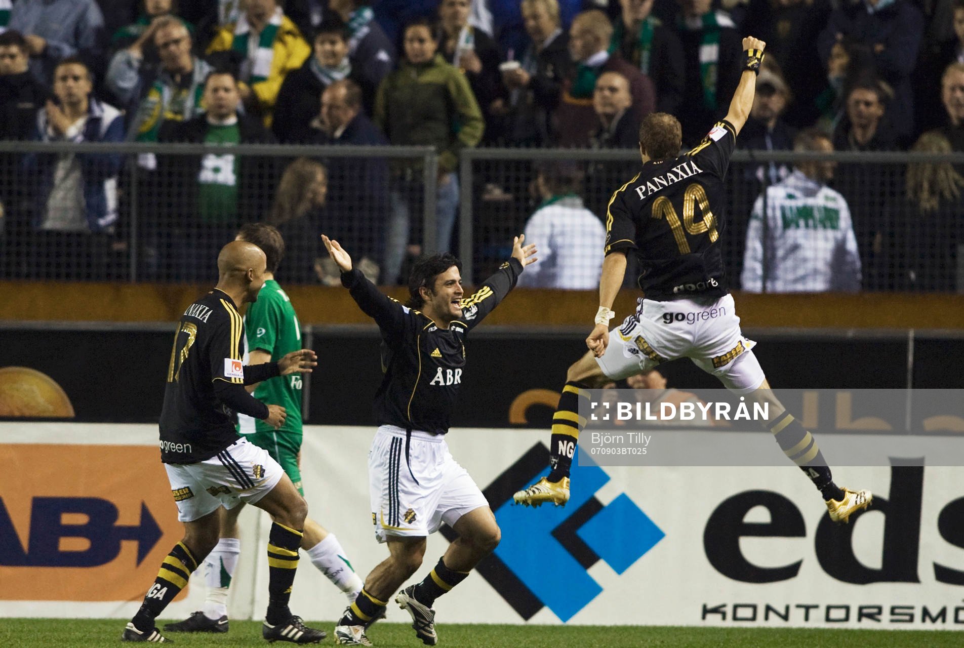  Lucas Valdemarin, AIK. Glädje. Jubel.