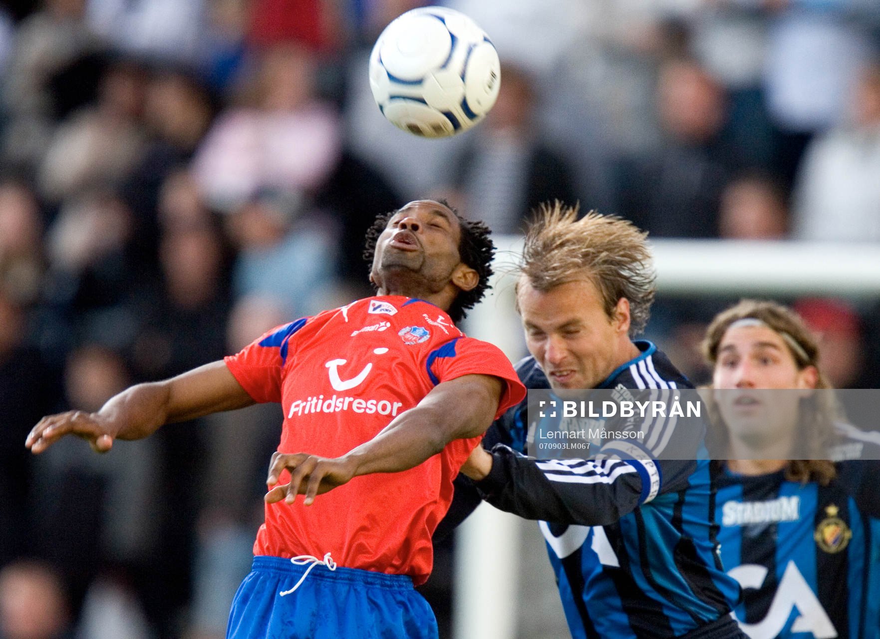 Rene Makondele, Helsingborg och Markus Johannesson,