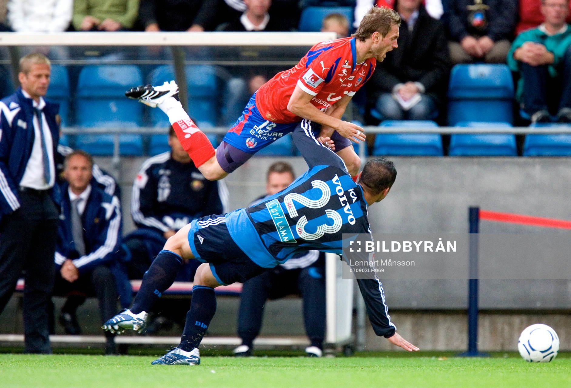 Lance Davids, Djurgården och Martin Kolar, Helsingborg.