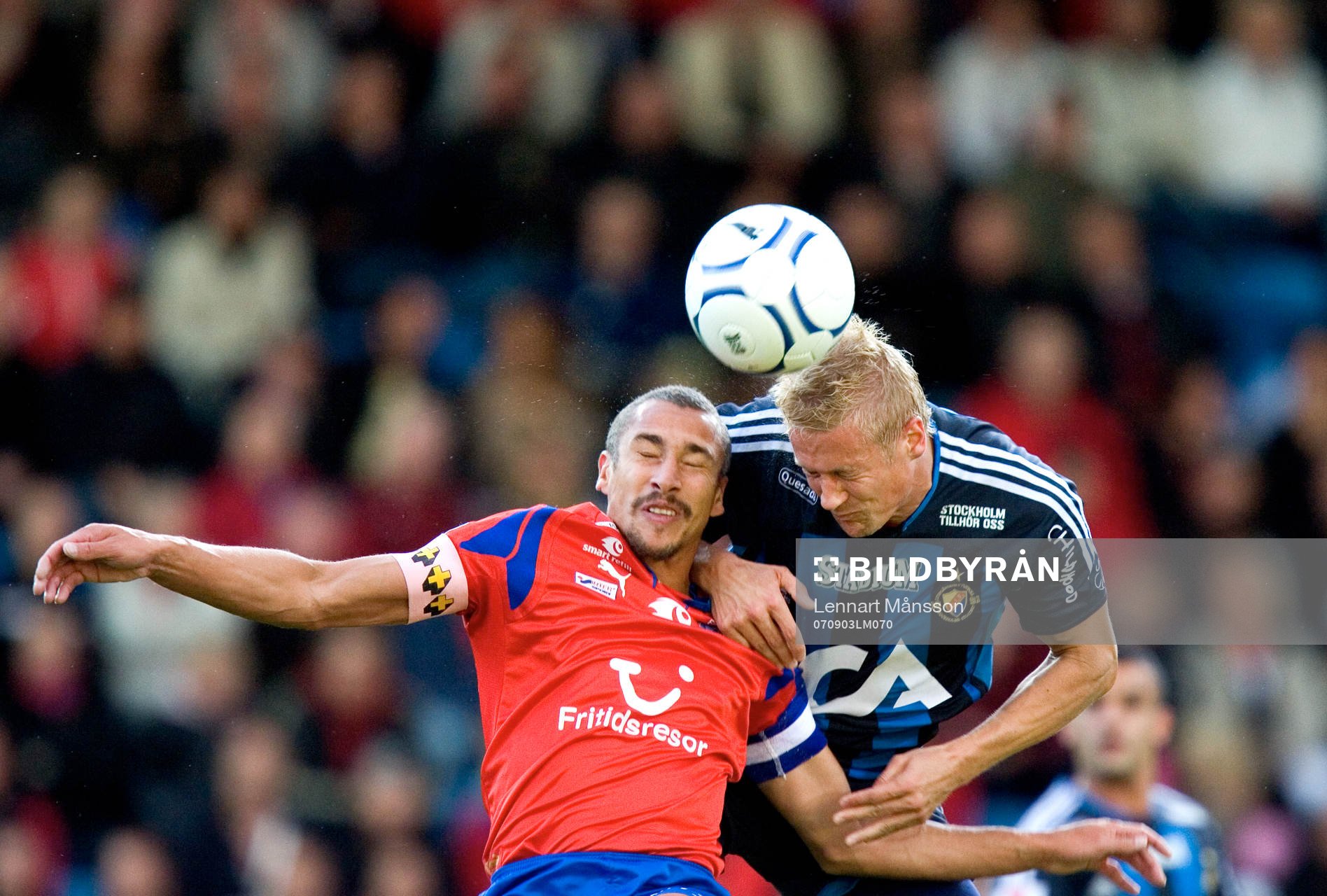 Henrik Larsson, Helsingborg och Toni Kuivasto, Djurgården.