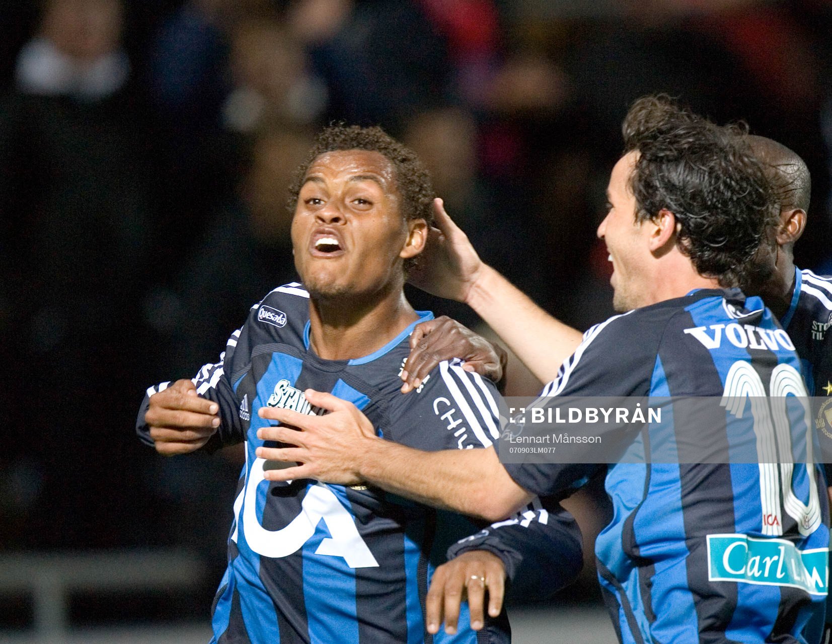 Thiago Quirino och Enrico. Djjurgården. Glädje. Jubel