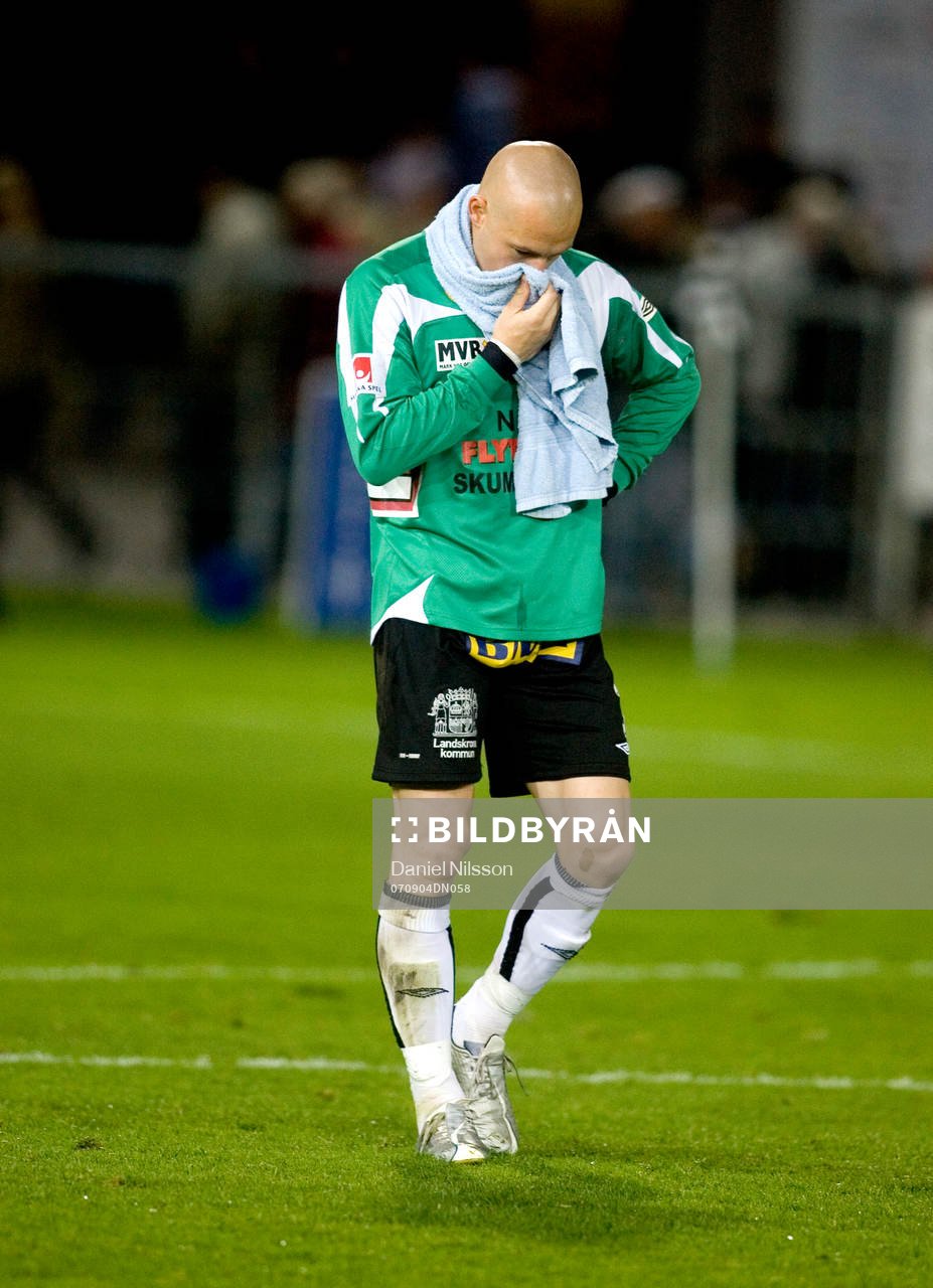 Lee Baxter, målvakt, Landskrona