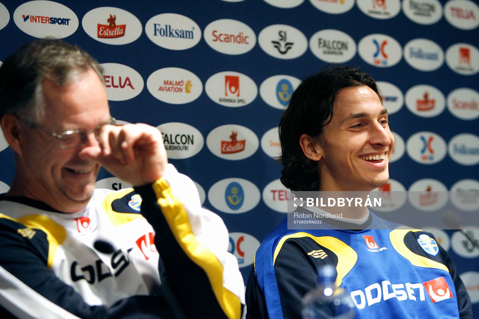 Zlatan Ibrahimovic bjöd på sig själv och Lars Lagerbäck