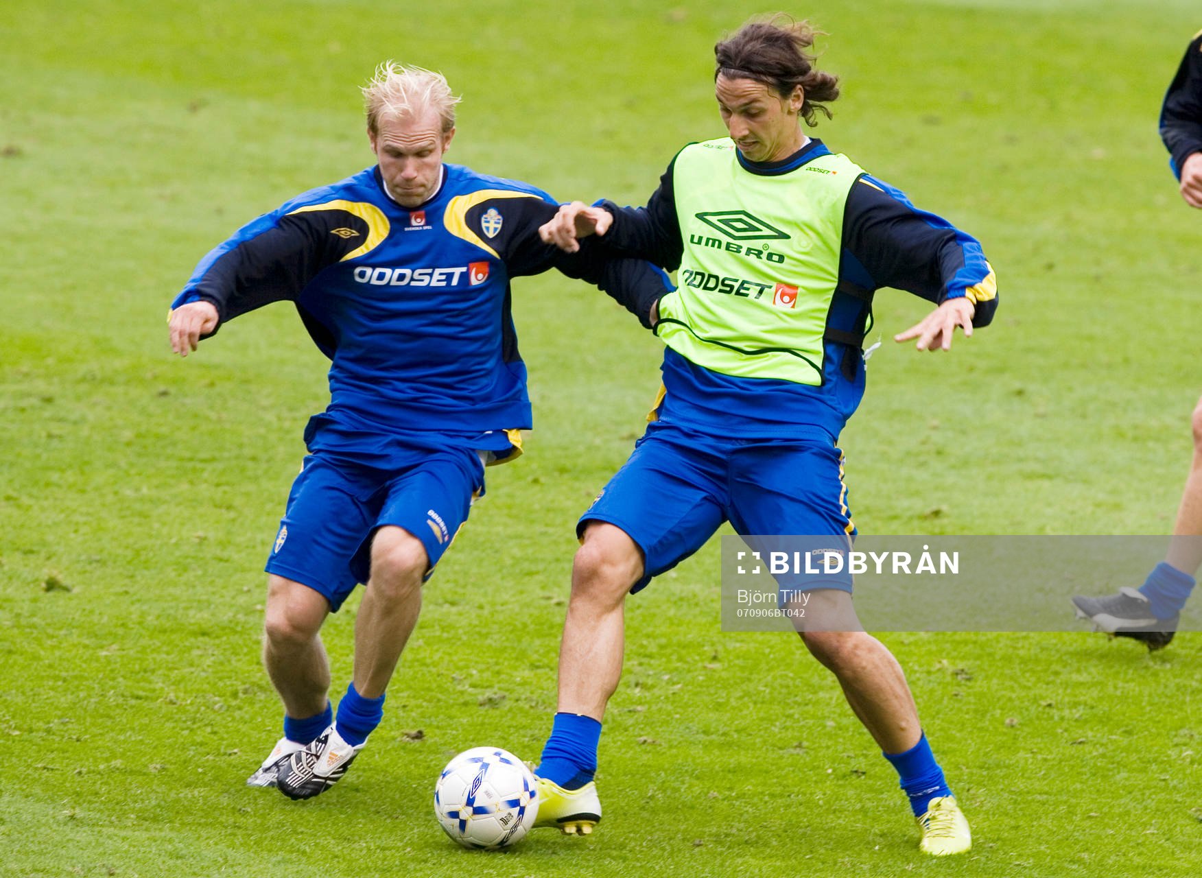 Mikael Dorsin och Zlatan Ibrahimovic, Sverige