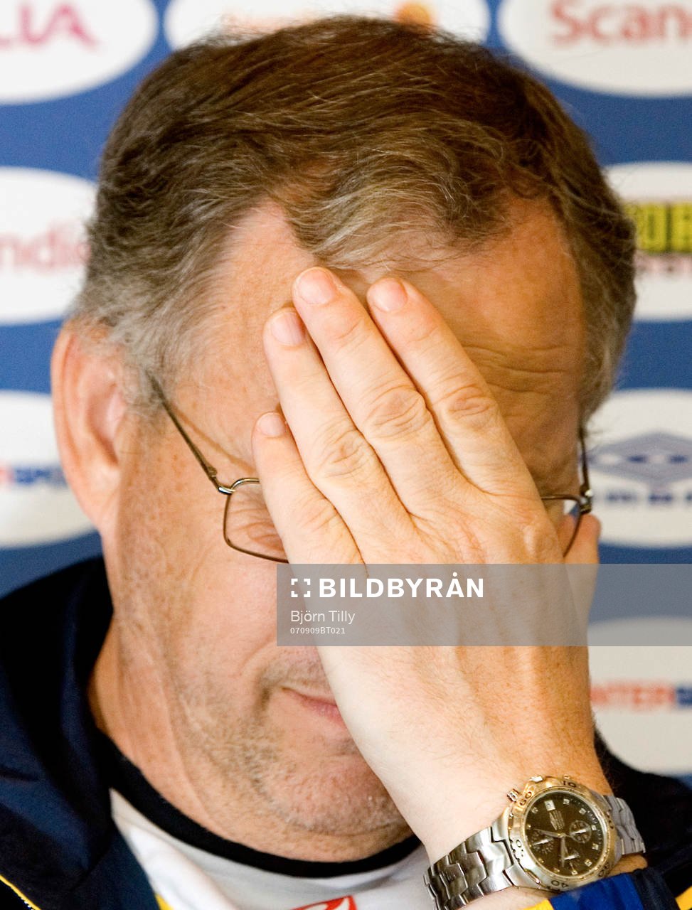 Lars Lagerbäck, förbundskapten, Sverige