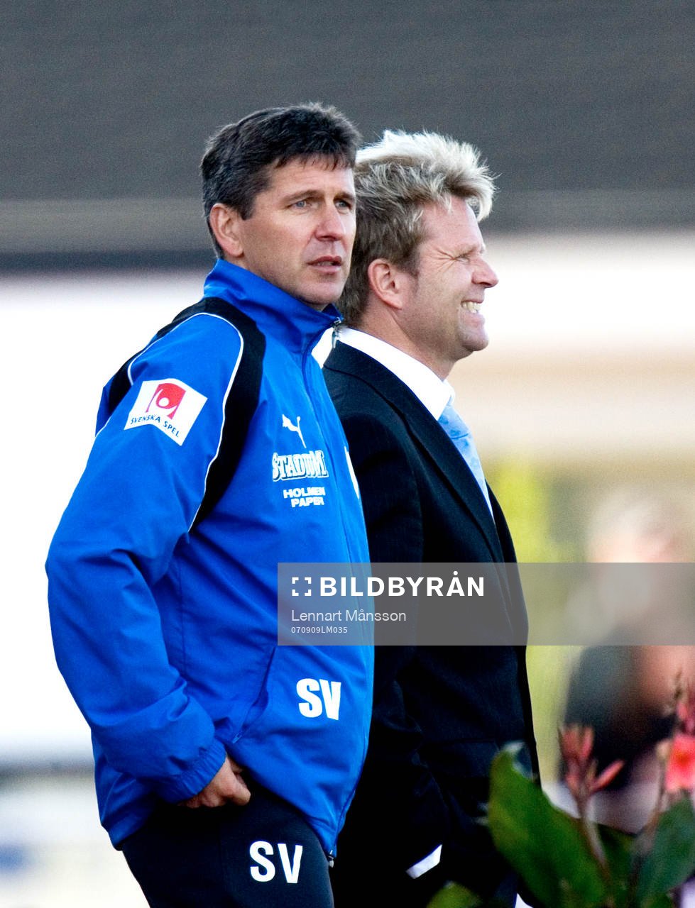 Mats Jingblad, tränare och Sulo Vaattovaara, assisterande