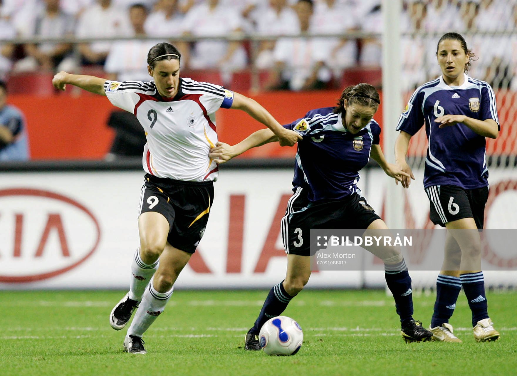 Birgit Prinz och Valeria Cotelo