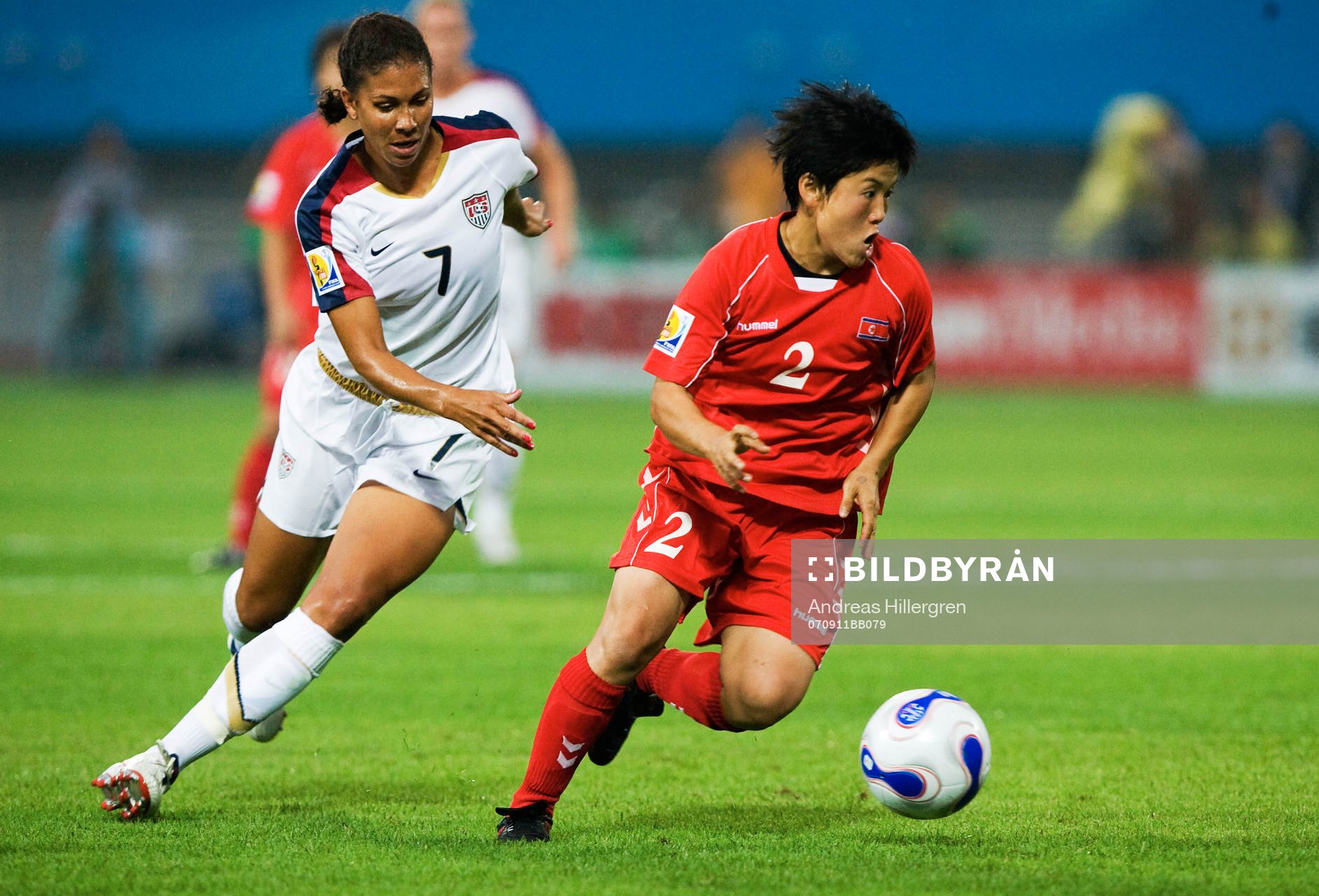 Shannon Boxx och Kim Kyong Hwa